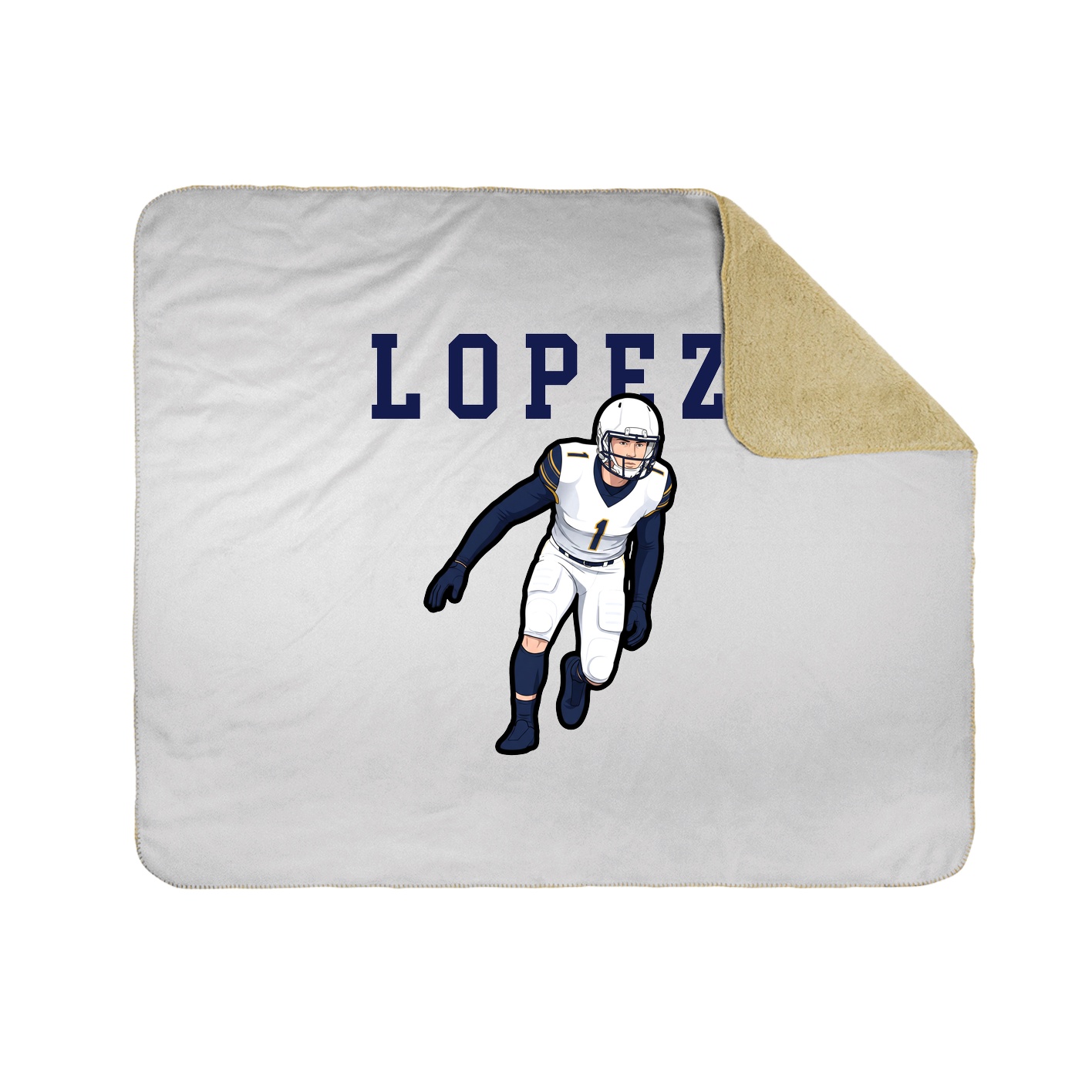 Throw Blanket — Shirsey in White