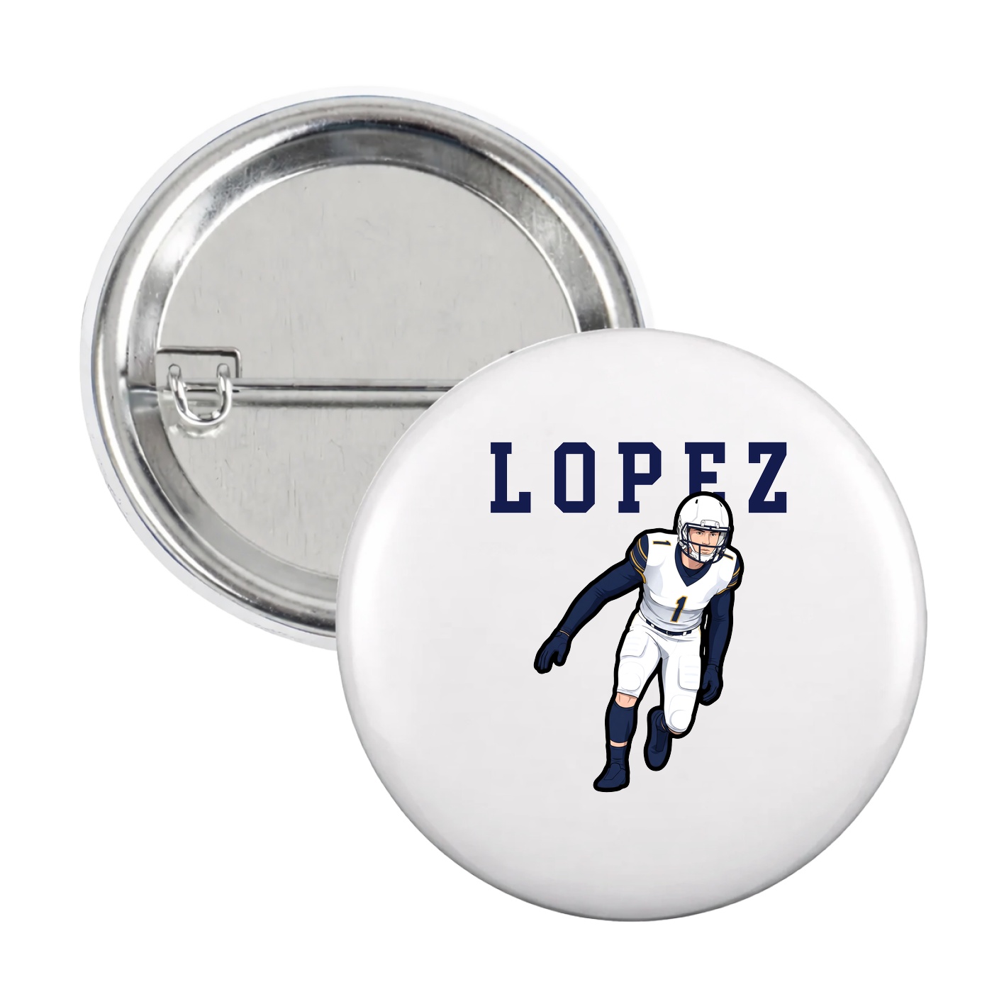 Game Day Button — Shirsey in White