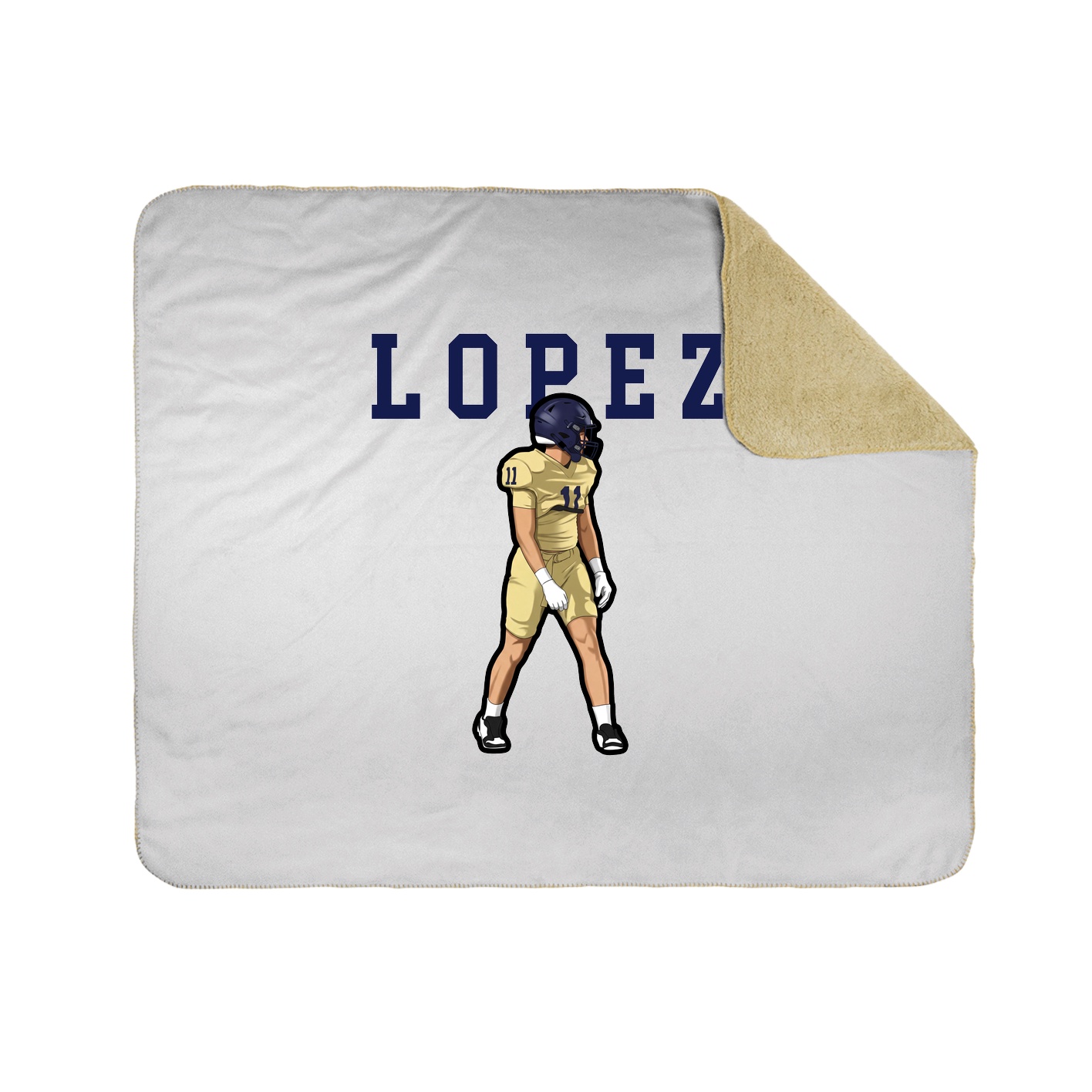 Throw Blanket — Shirsey in White