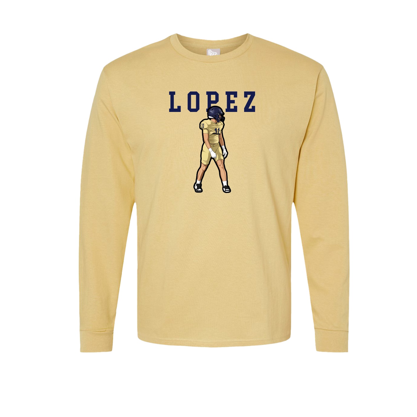 Long Sleeve Tee — Shirsey in Vegas Gold