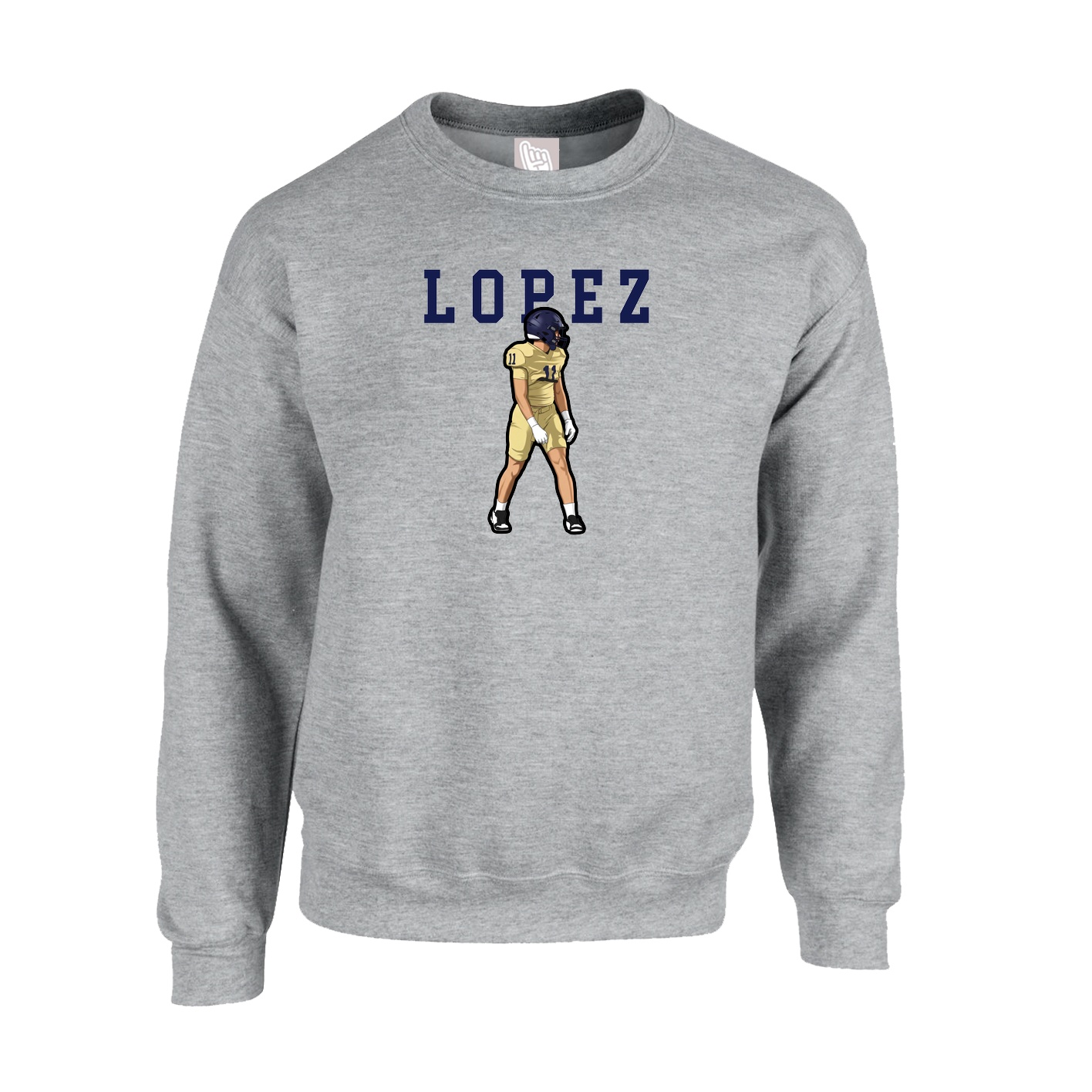 Fleece Crew — Shirsey in Grey