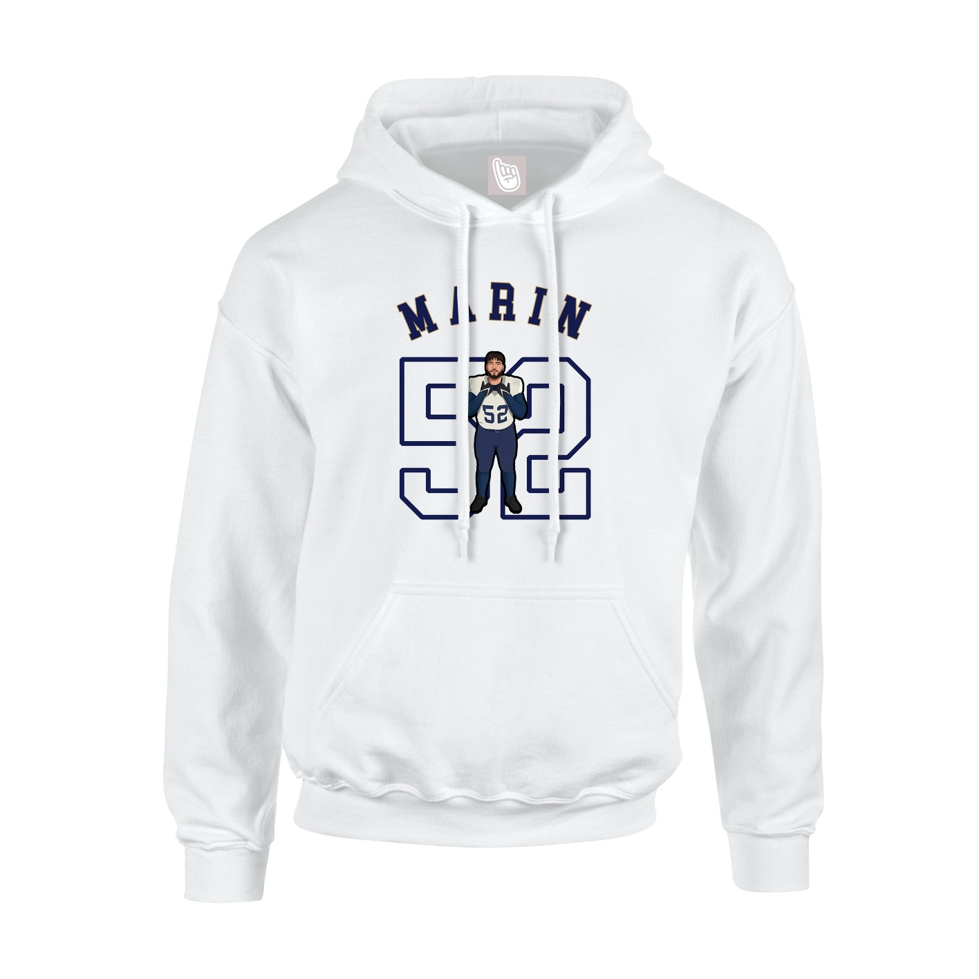 Hoodie — Shirsey Arch in White