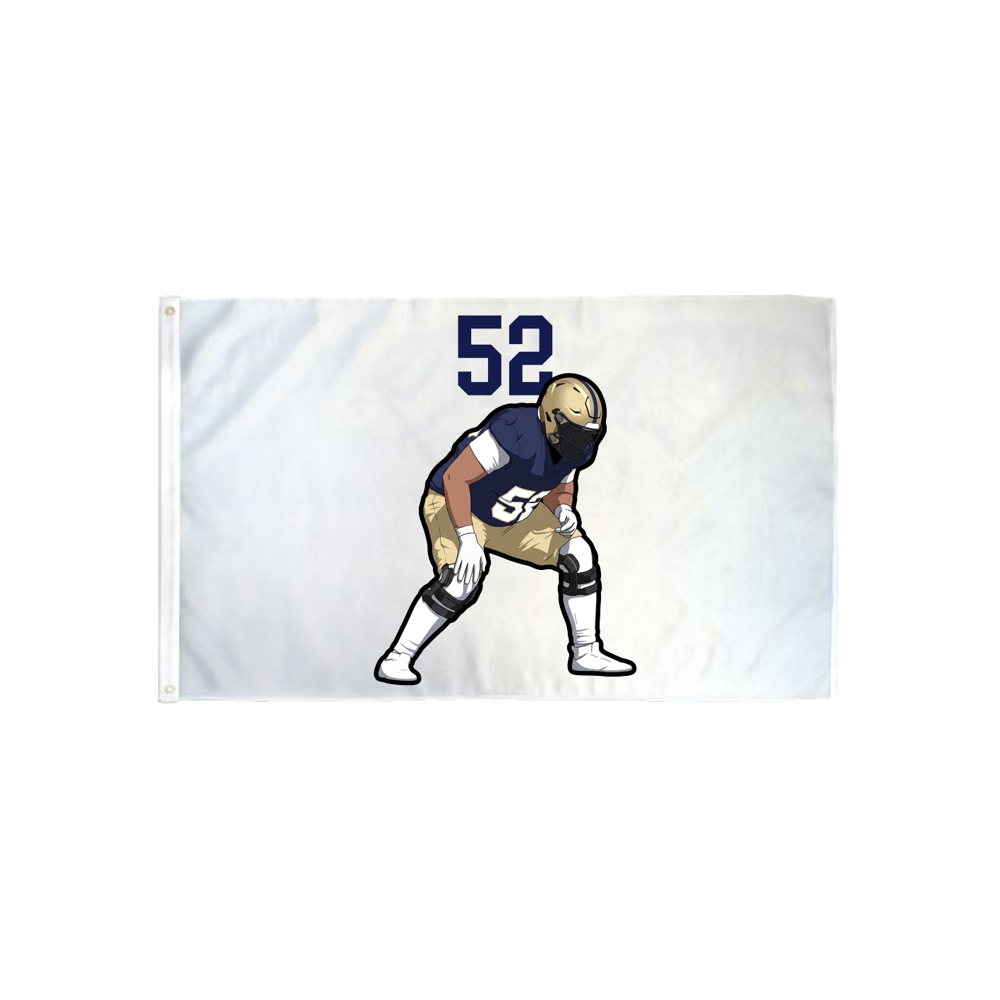 3x5 Flag — Number Top in Classic