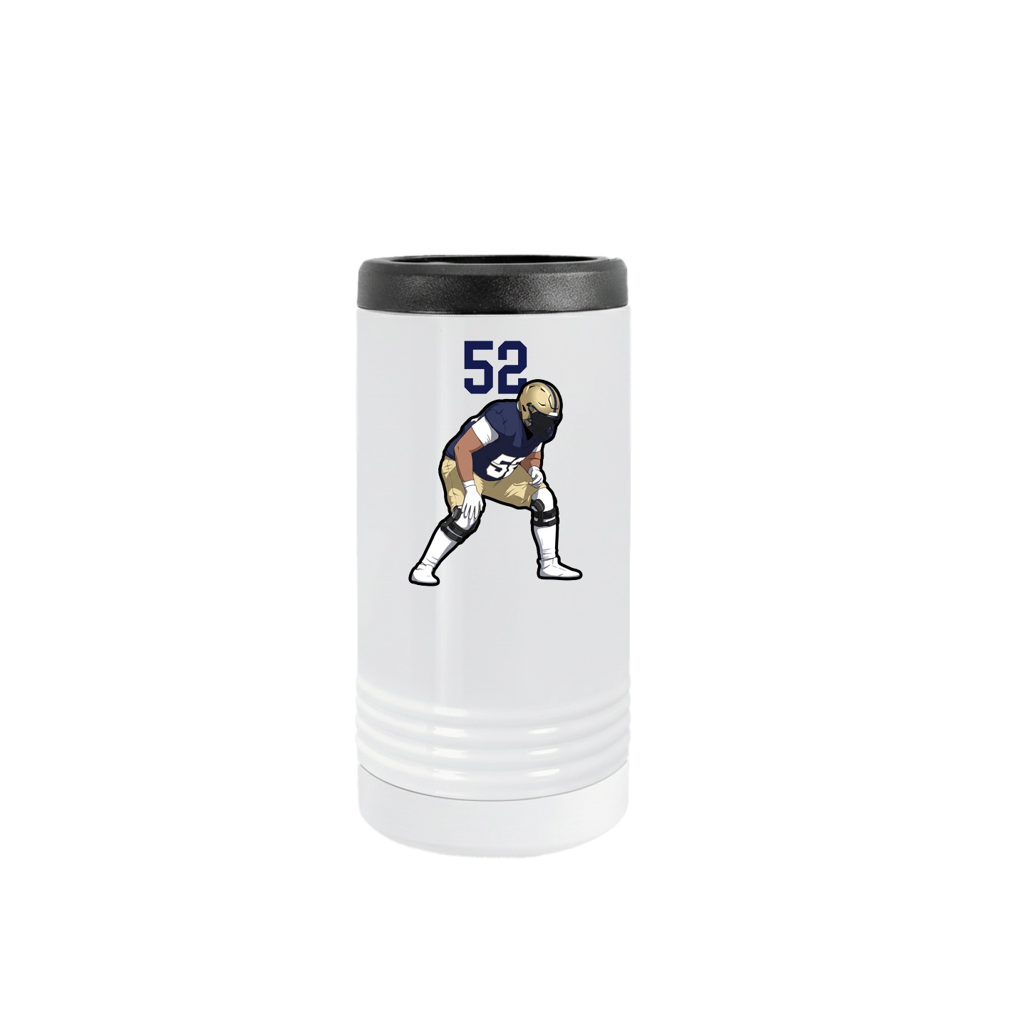 Slim Beverage Holder — Number Top in White