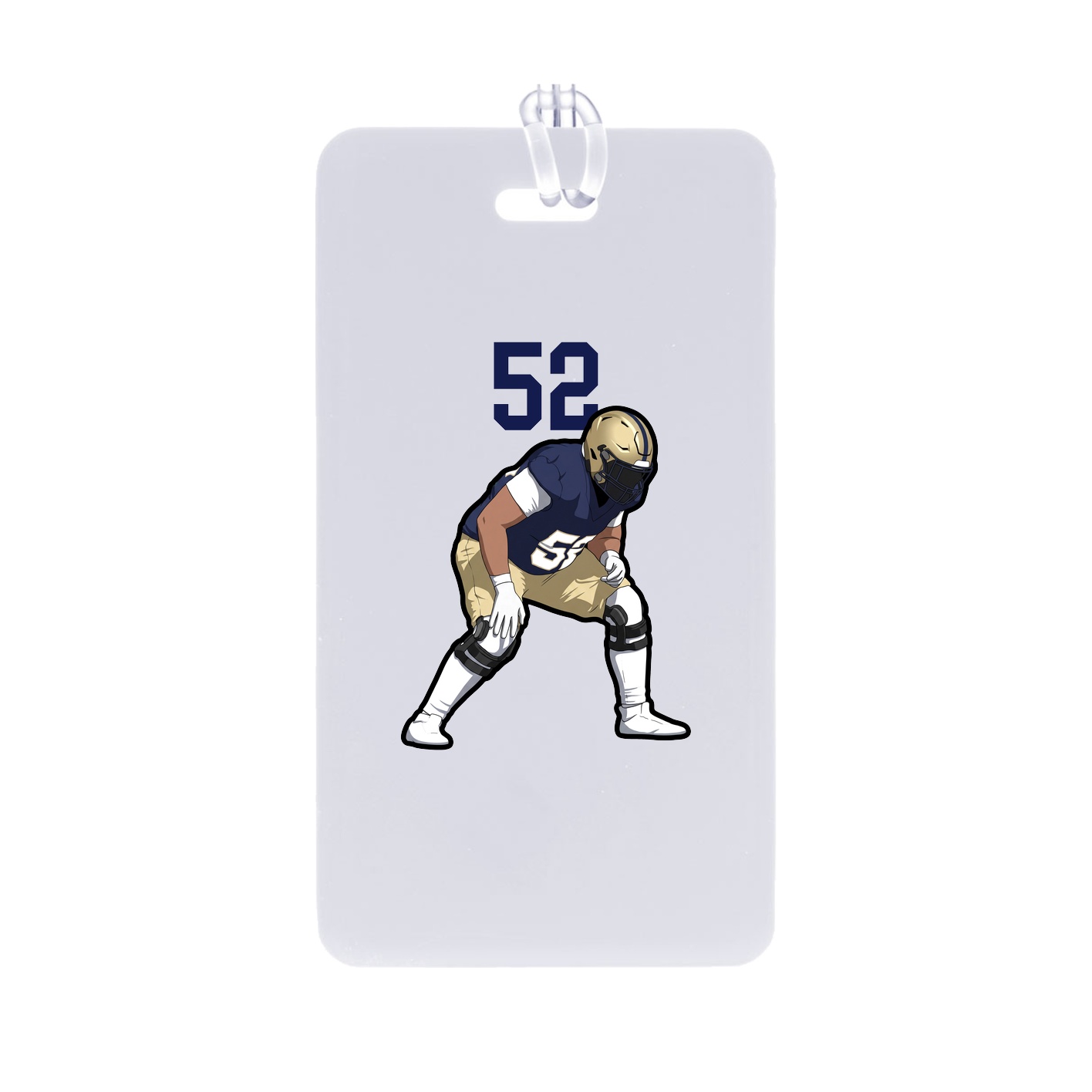 Bag Tag — Number Top in Classic