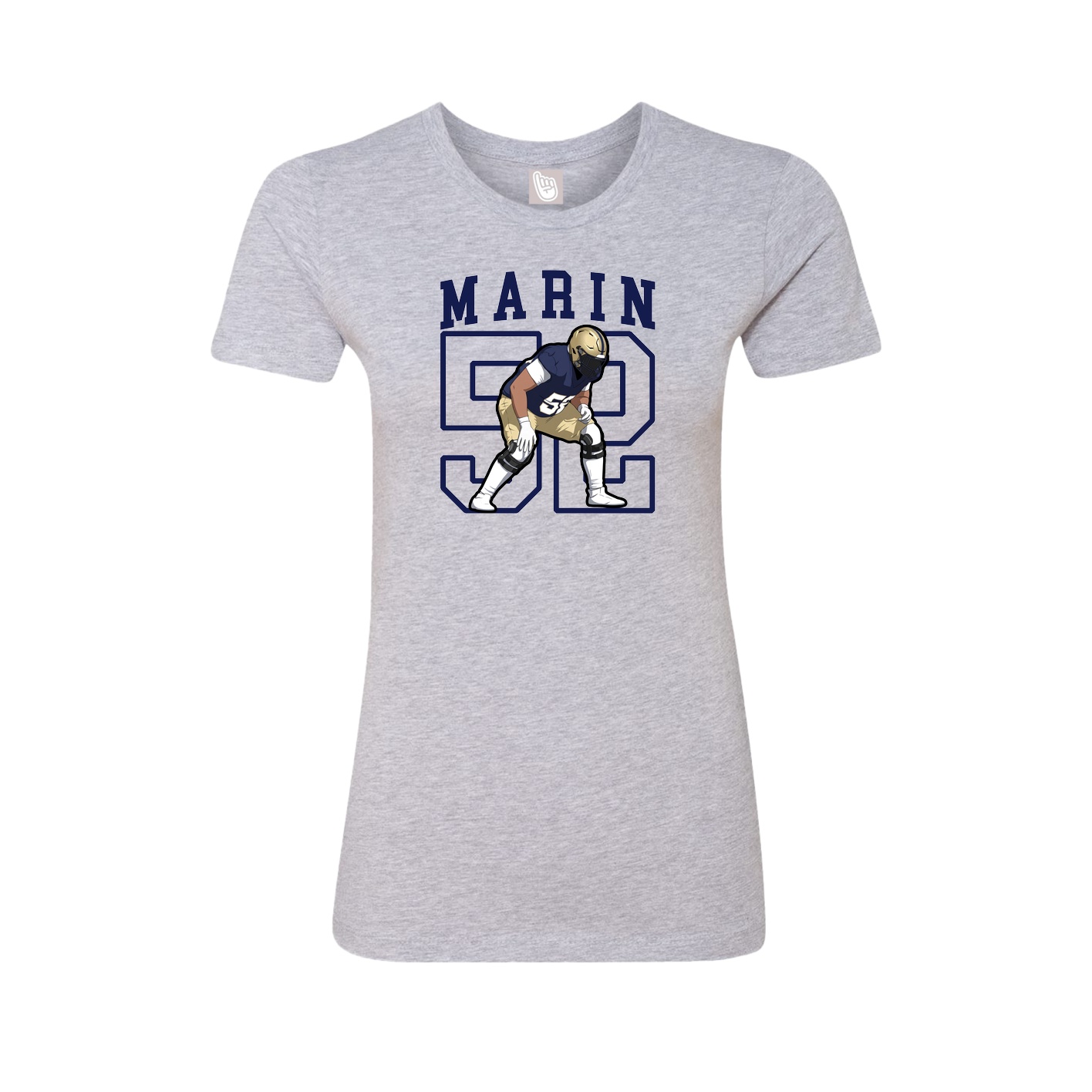 Fitted Women's Tee — Shirsey in Grey