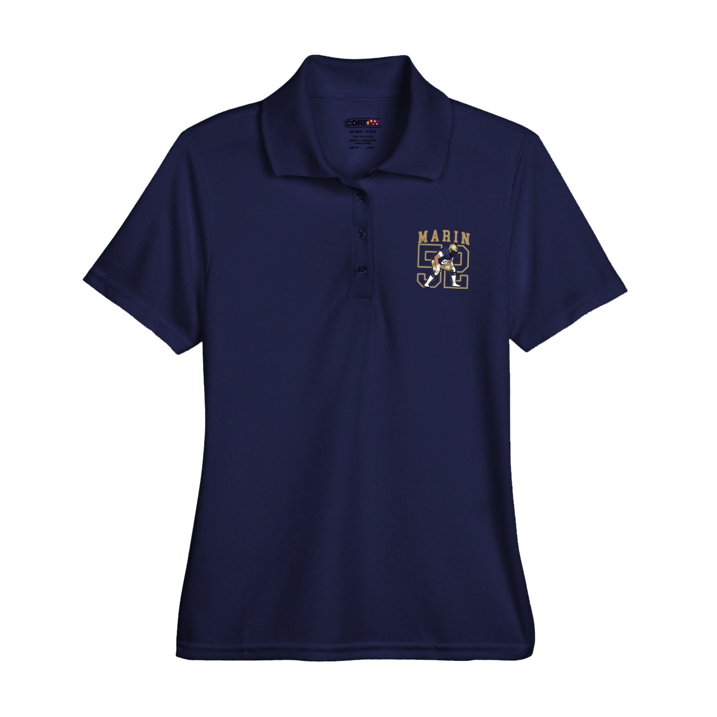 Womens Performance Polo — Shirsey in Navy