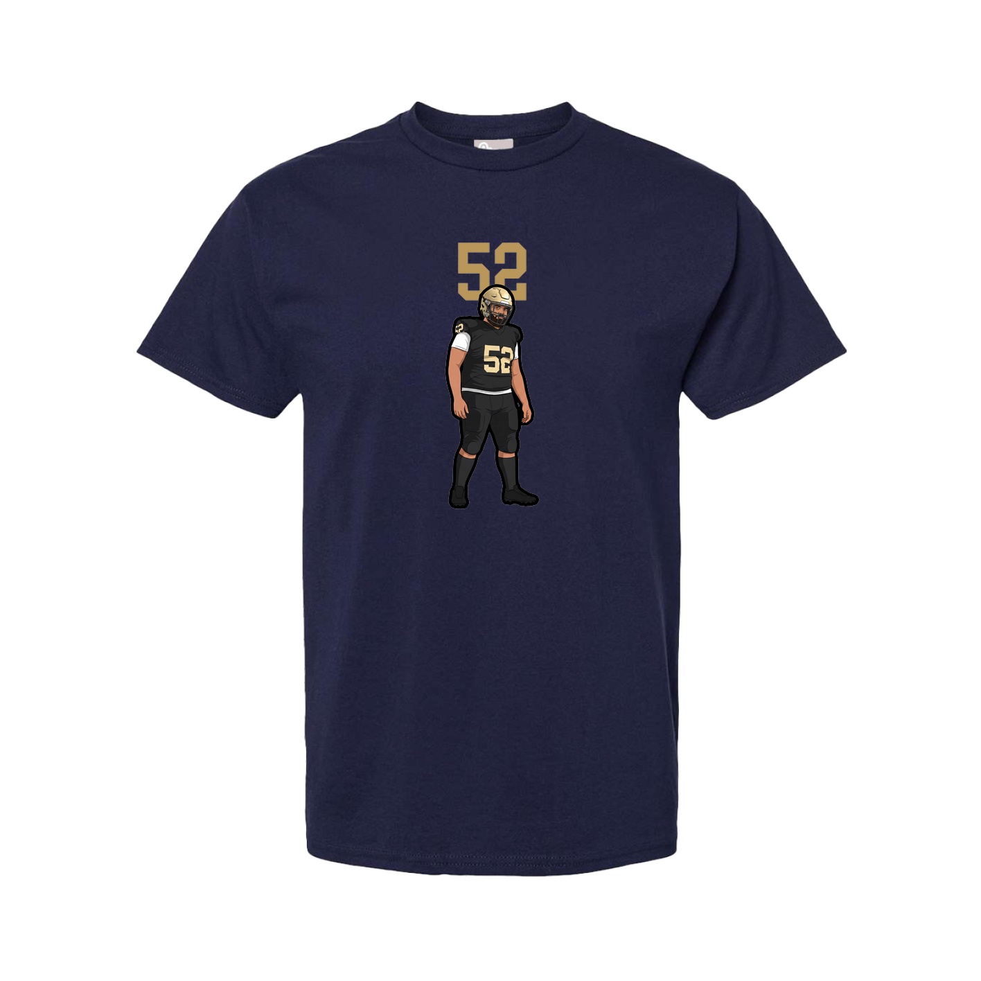 Tee — Number Top in Navy