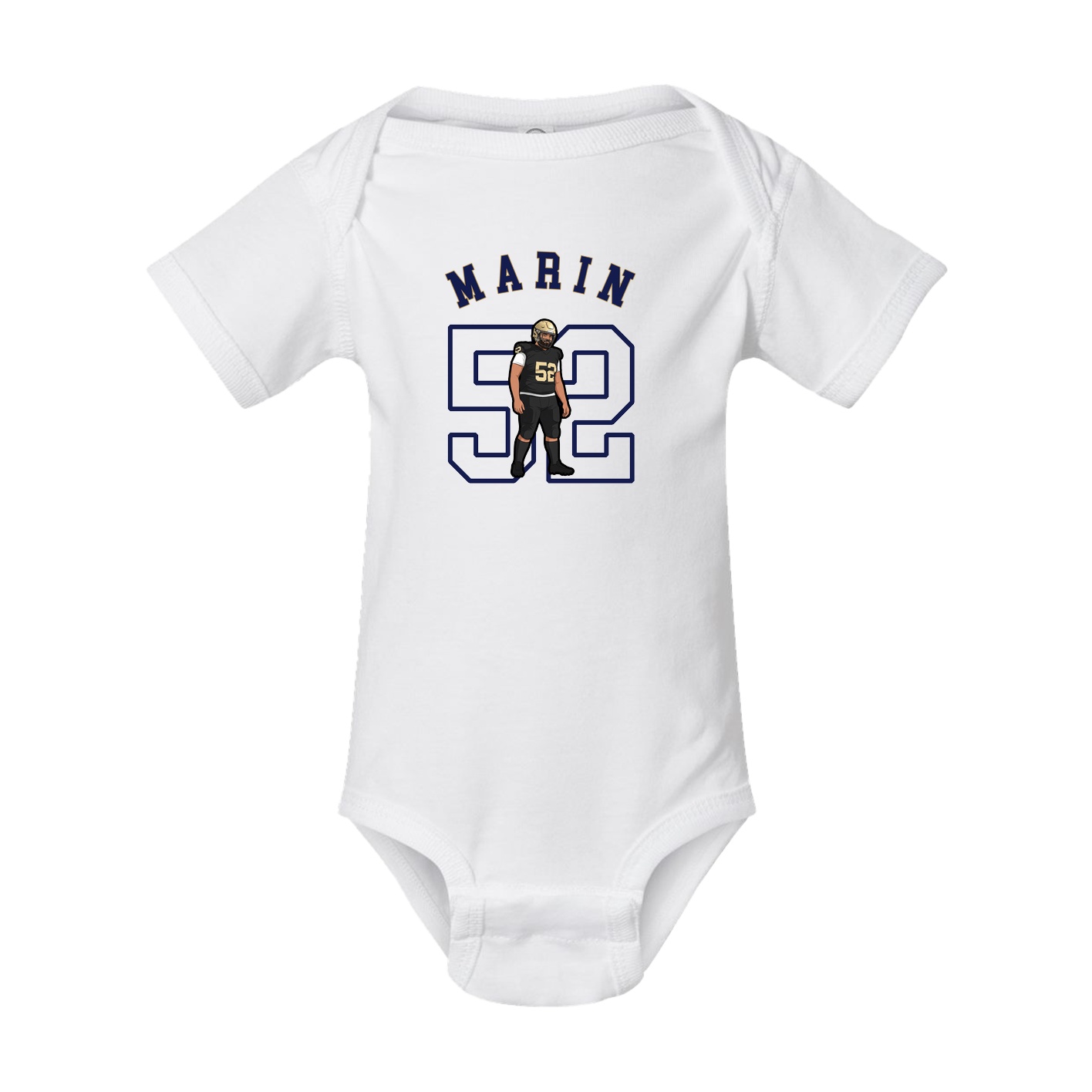 Baby Onesie — Shirsey Arch in White