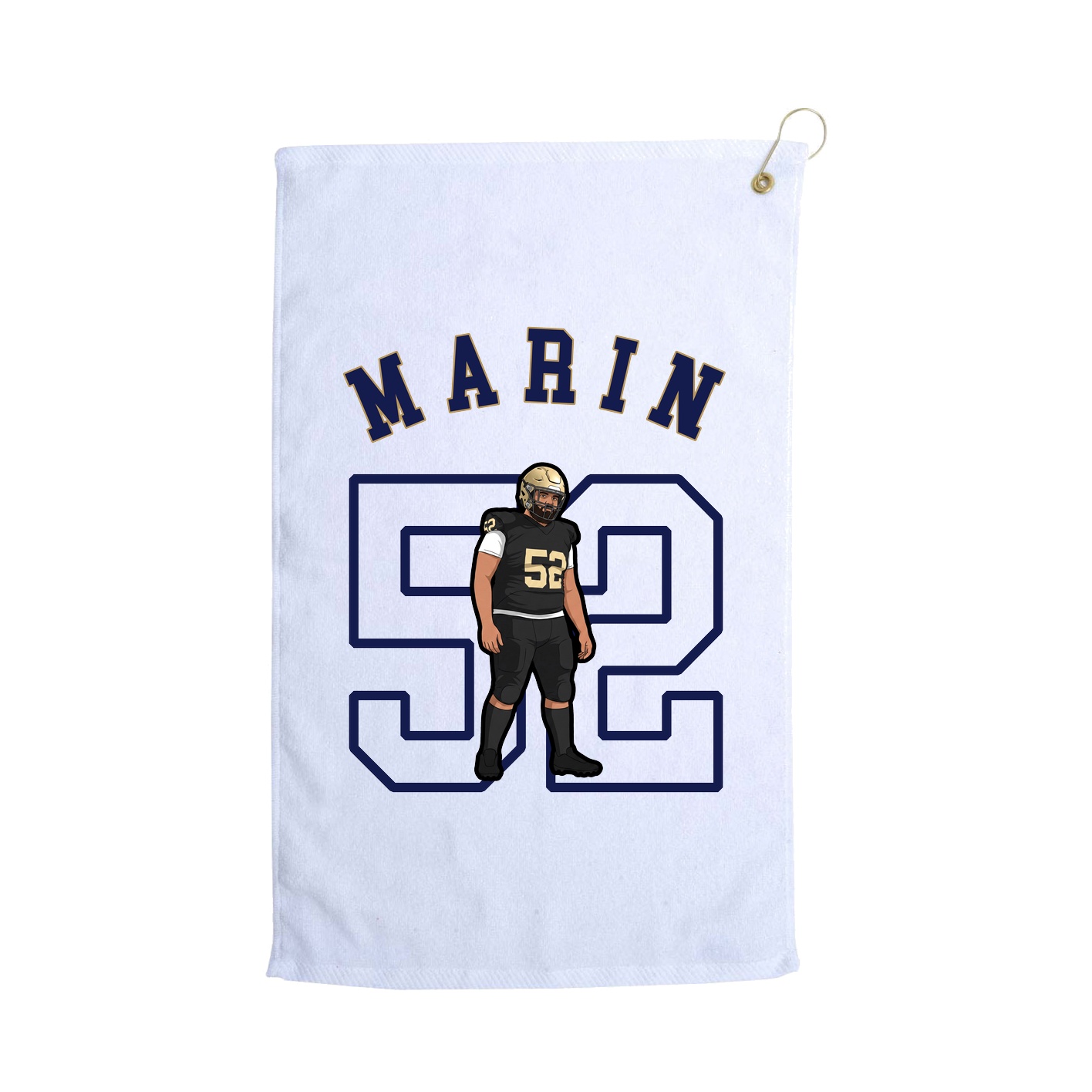 Golf Towel — Shirsey Arch in White