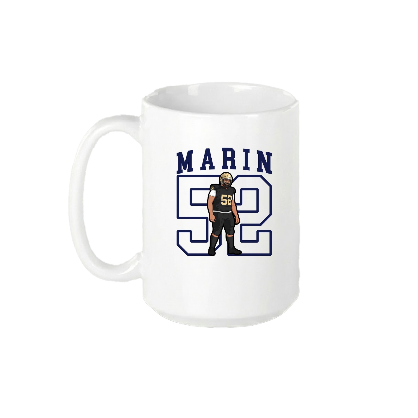 15oz Coffee Mug — Shirsey in White