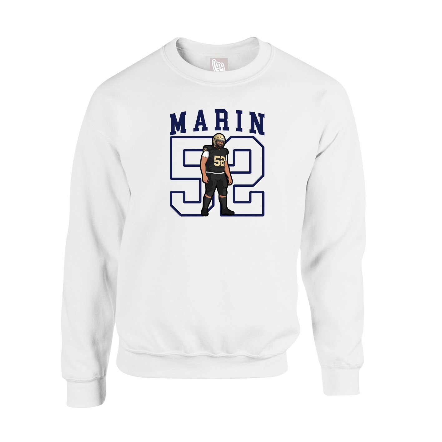 Fleece Crew — Shirsey in White