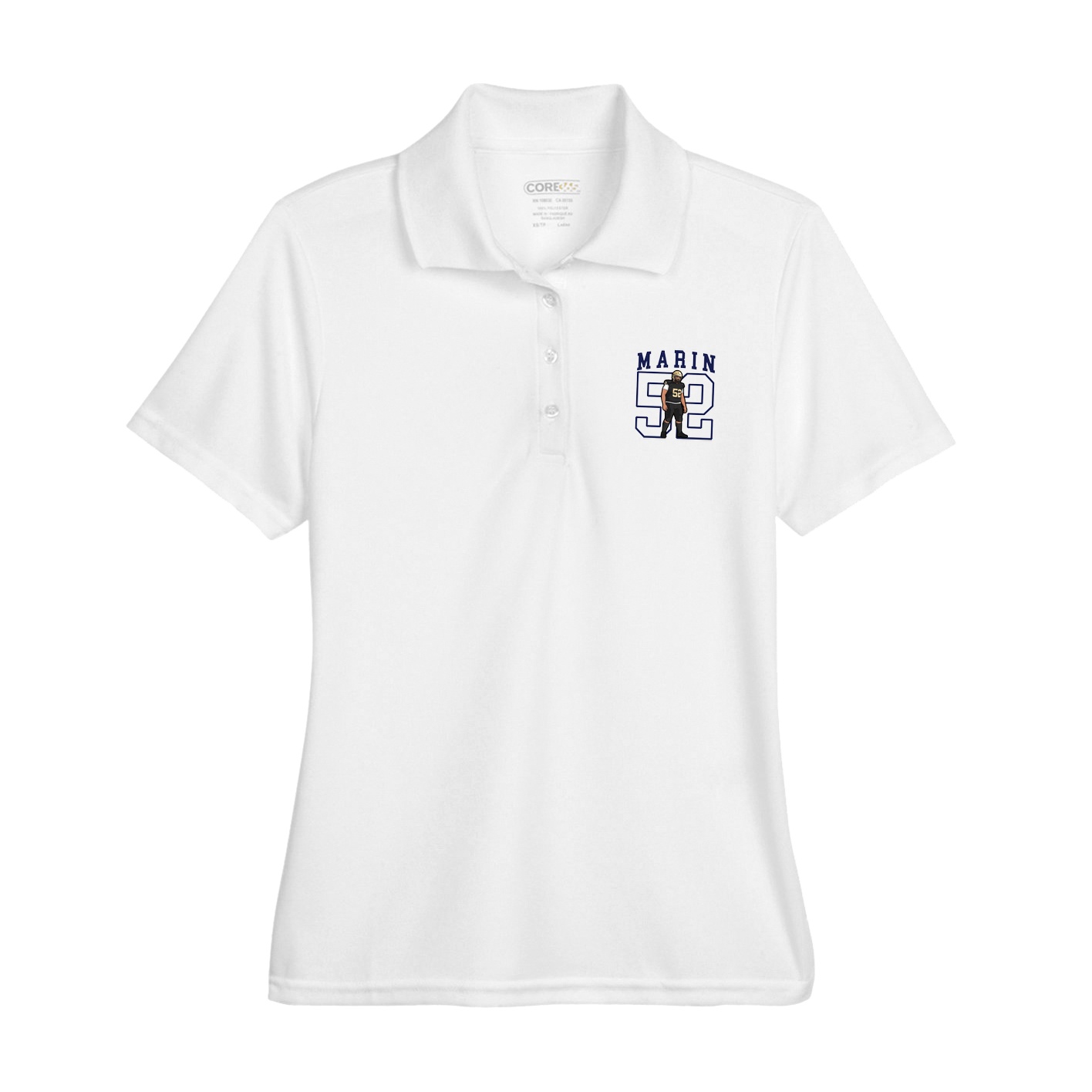 Womens Performance Polo — Shirsey in White