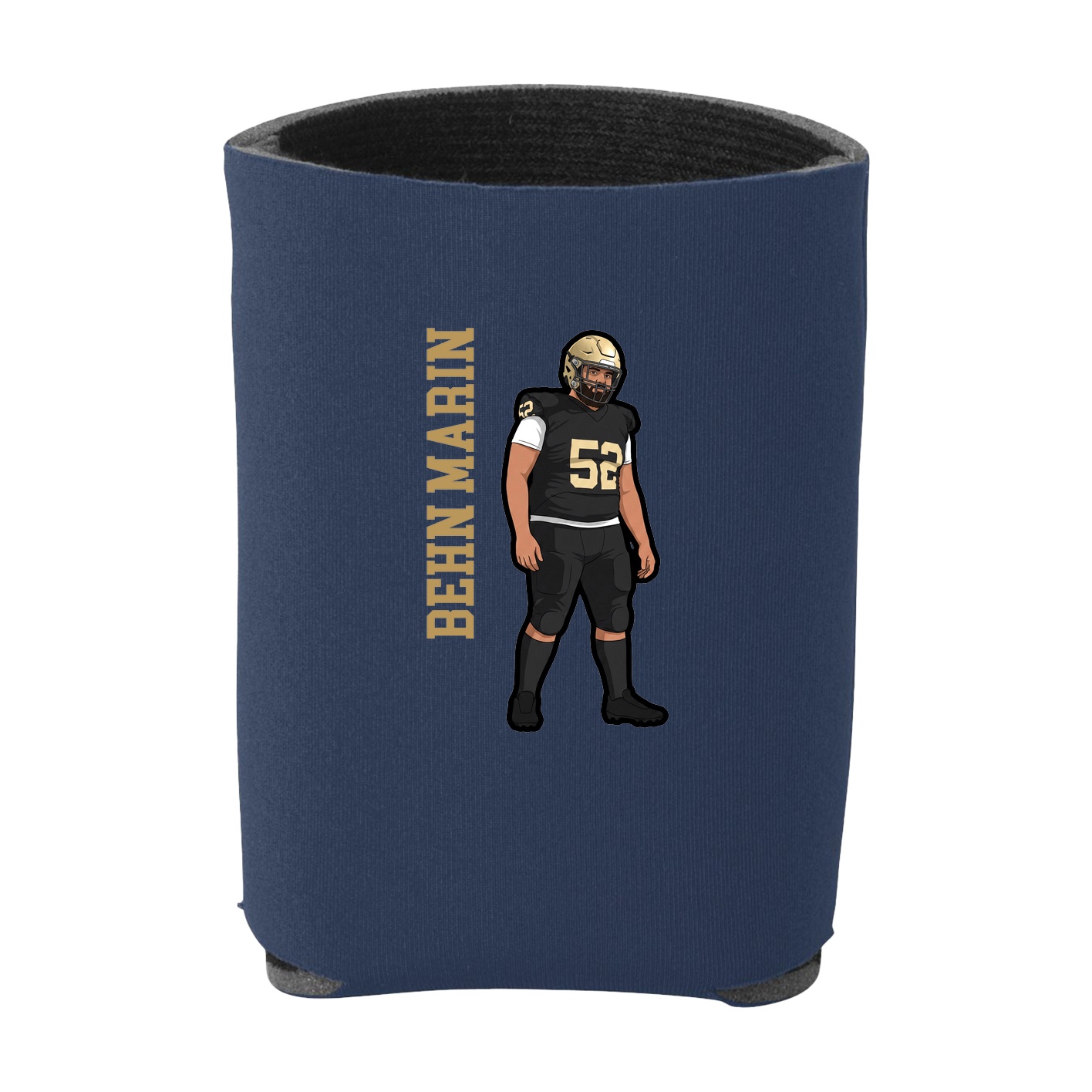 Can Holder — Name Vertical in Navy