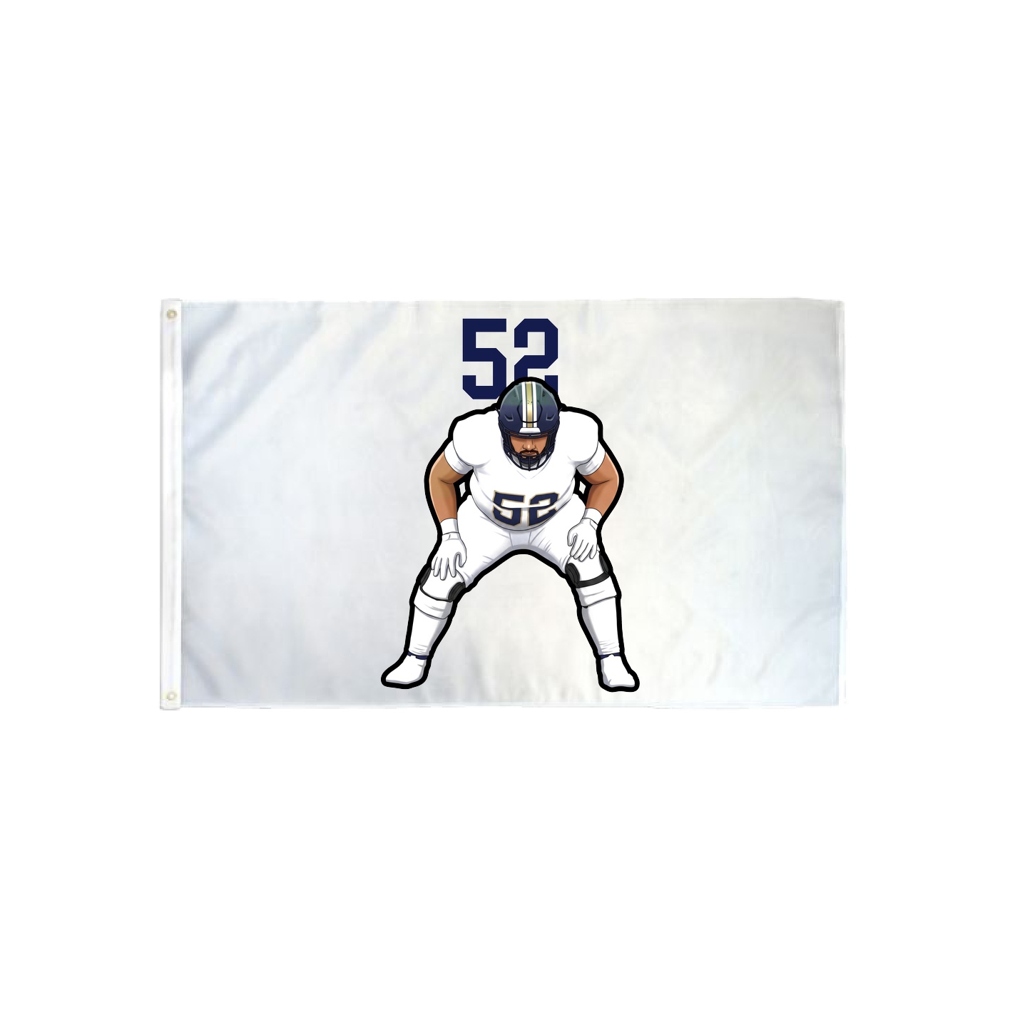 3x5 Flag — Number Top in Classic