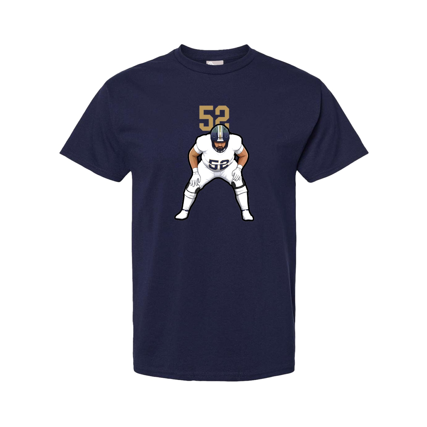 Tee — Number Top in Navy
