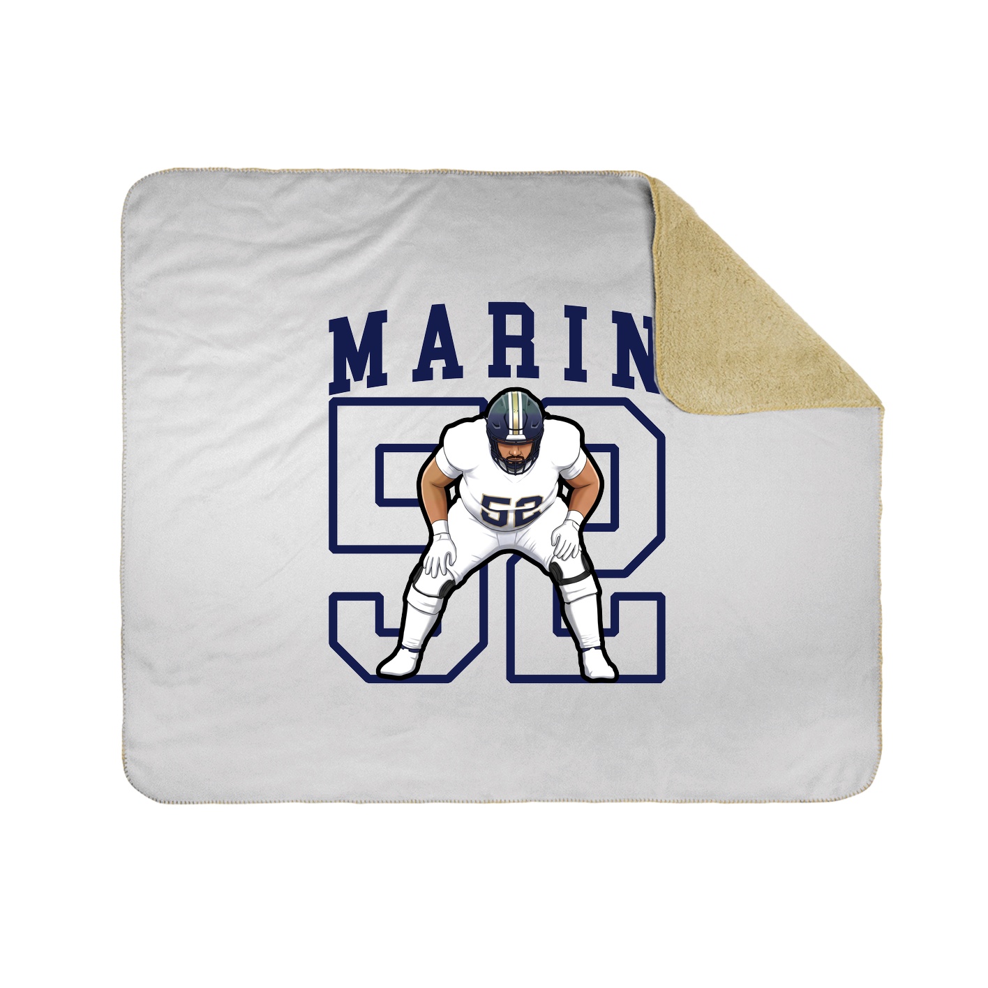 Throw Blanket — Shirsey in White