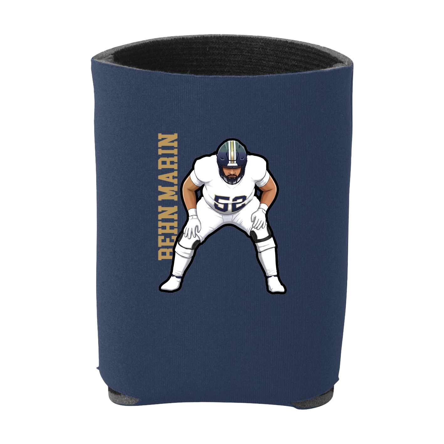 Can Holder — Name Vertical in Navy