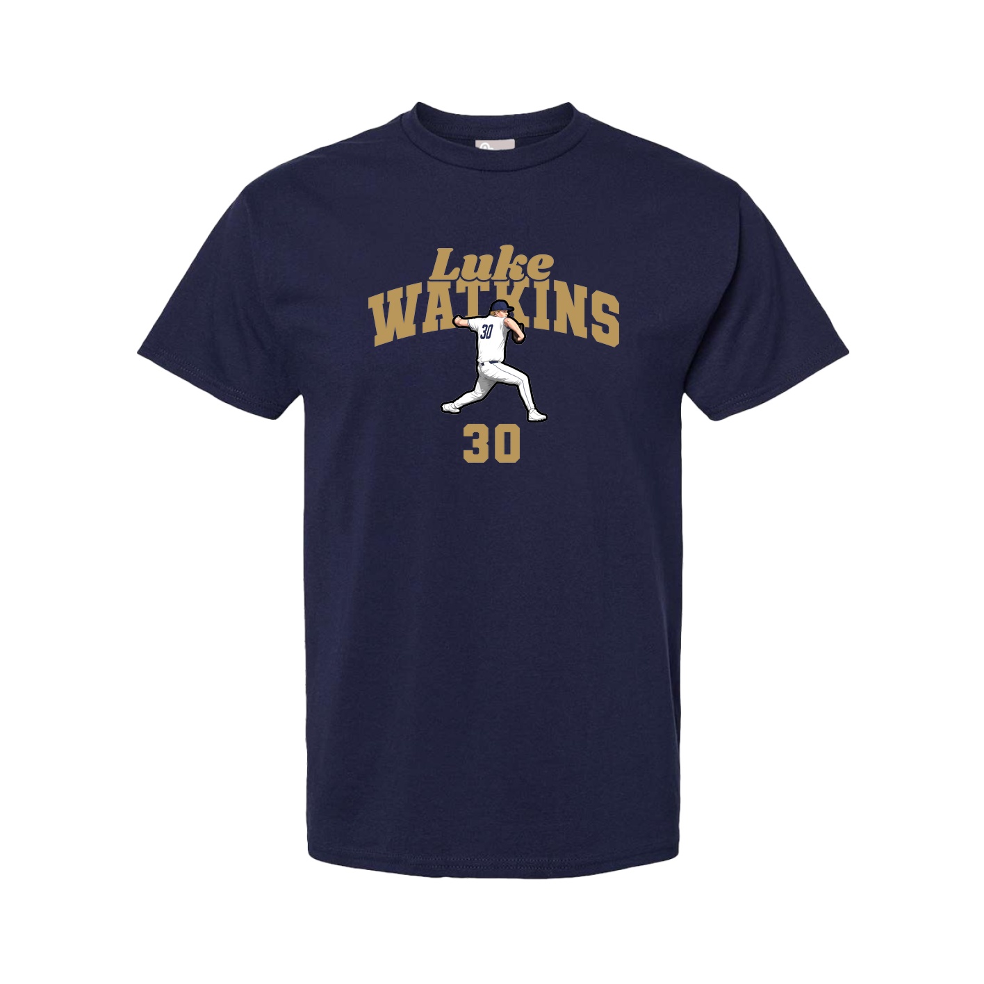 Youth Tee — Signature Arch in Navy