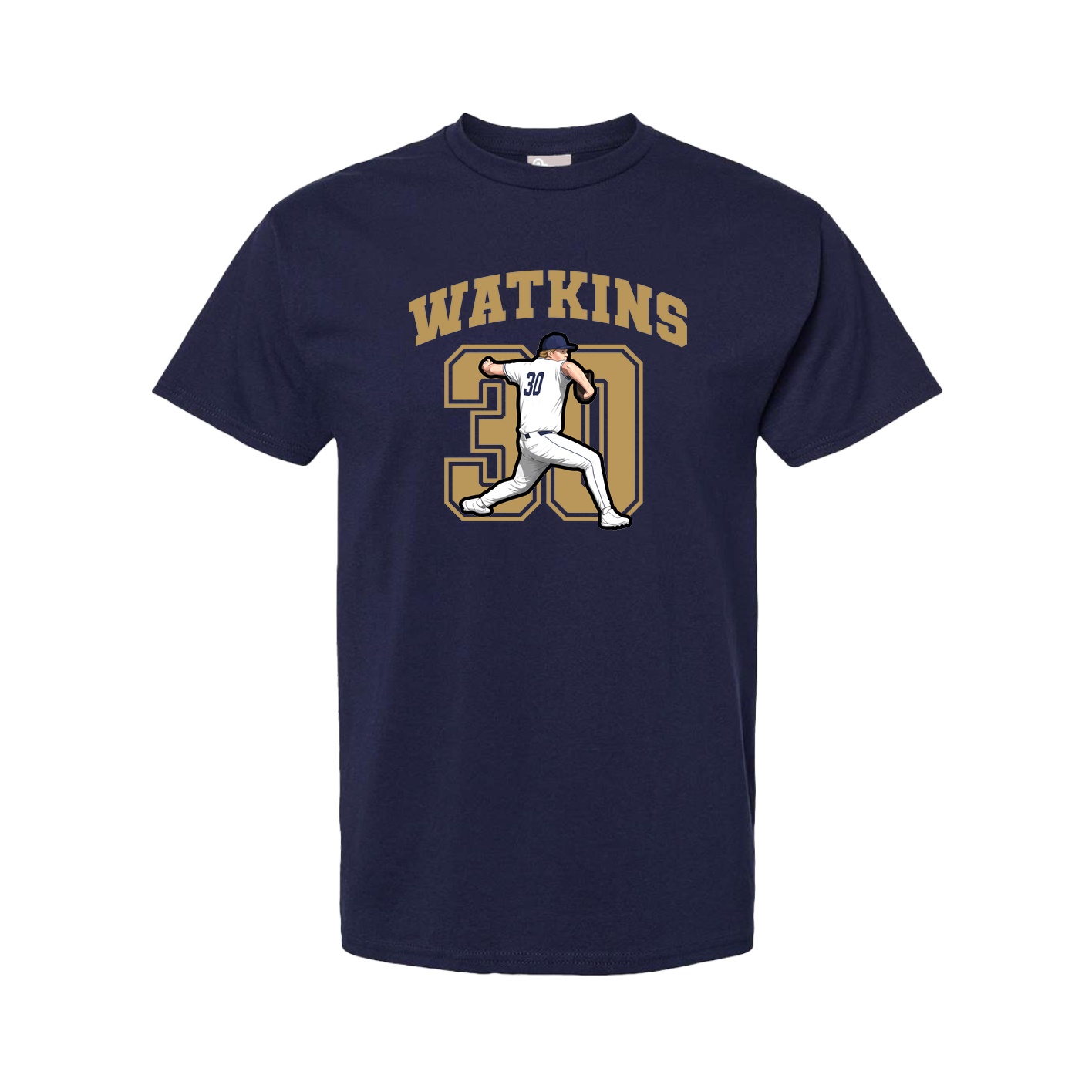 Tee — Number in Navy
