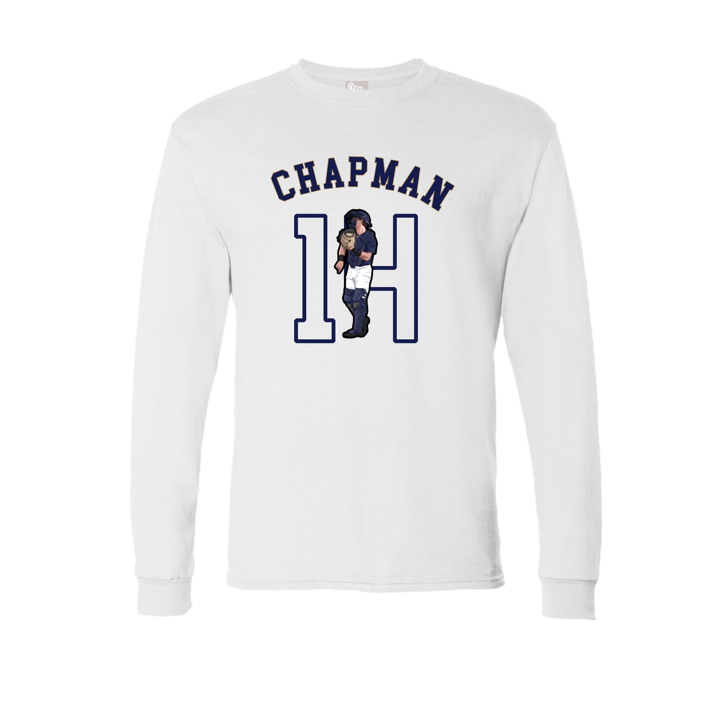 Long Sleeve Tee — Shirsey Arch in White