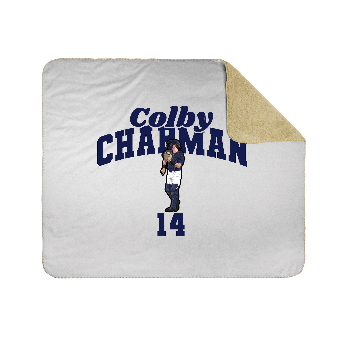 Throw Blanket — Signature Arch in White
