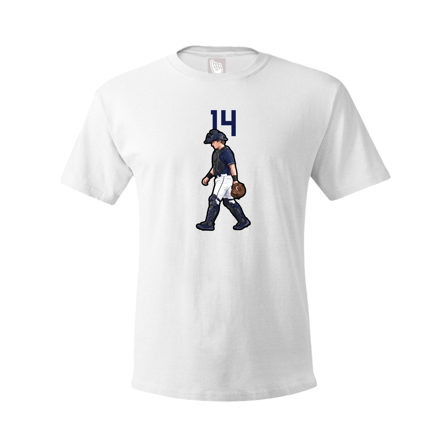 Tee — Number Top in White