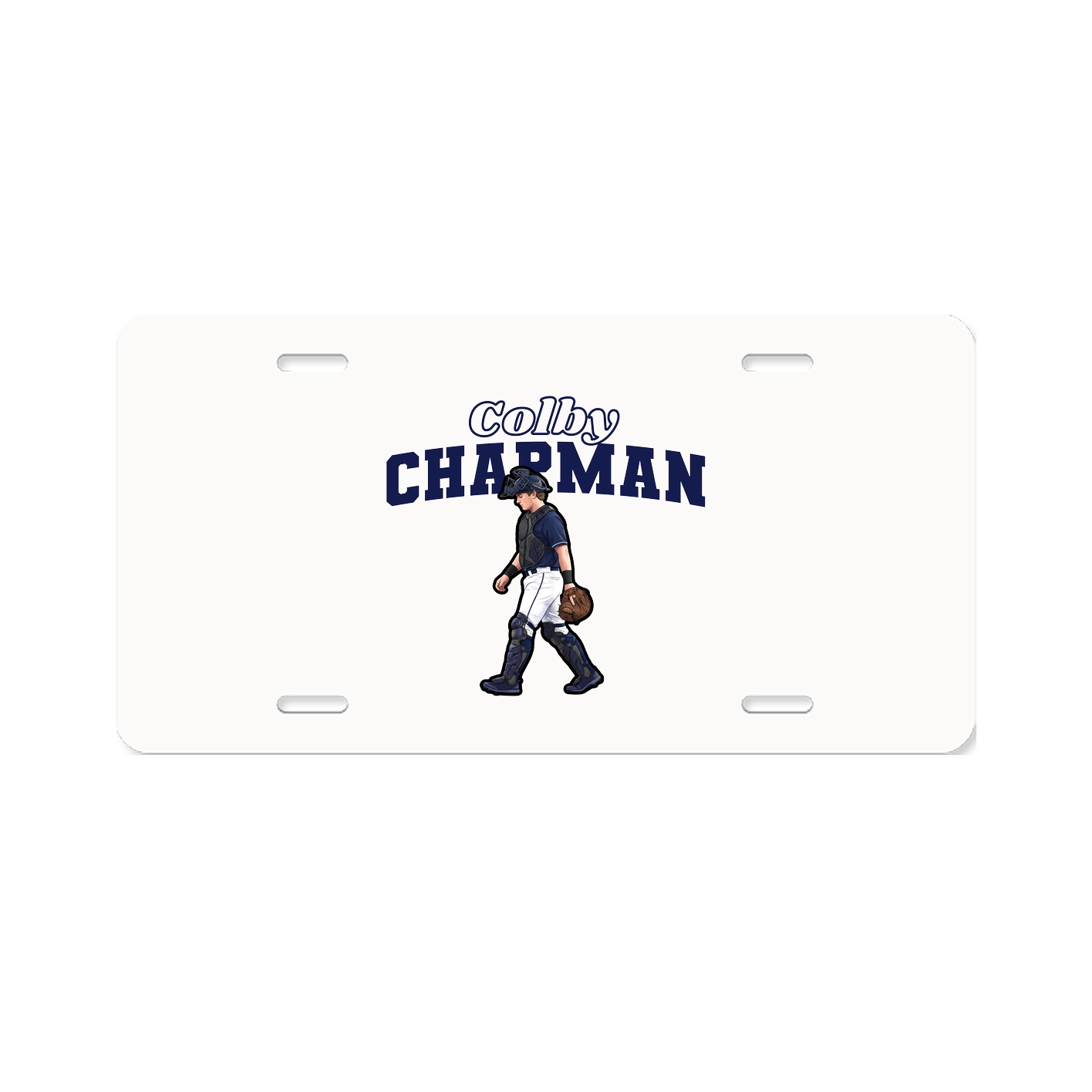 License Plate — Name Arch in Classic