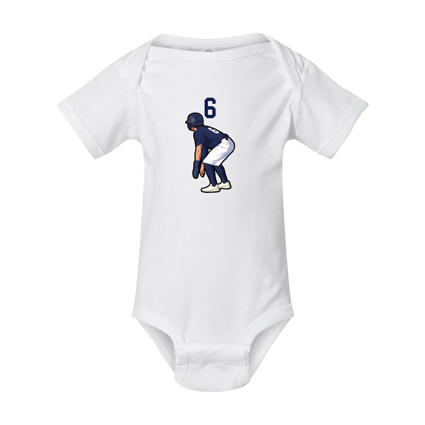 Baby Onesie — Number Top in White