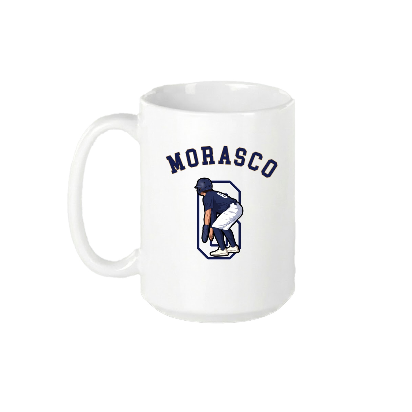 15oz Coffee Mug — Shirsey Arch in White