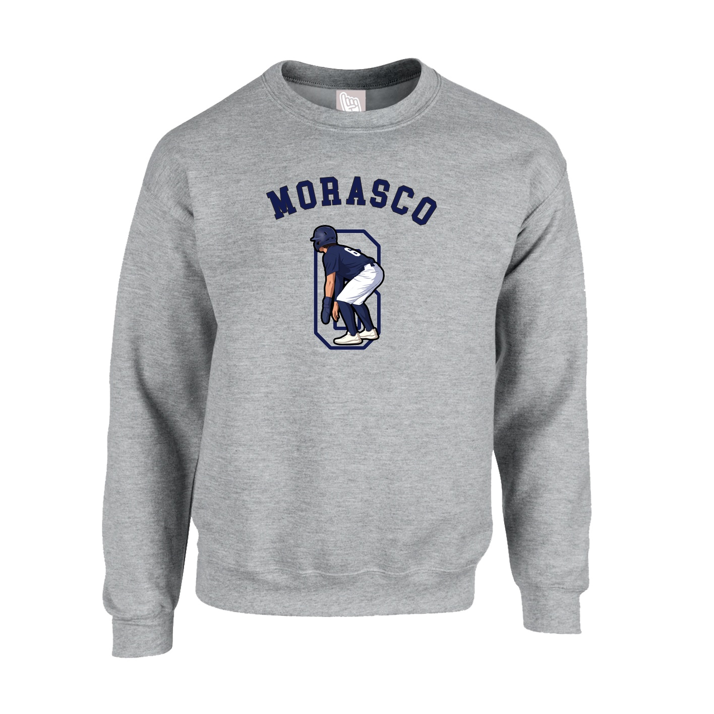 Fleece Crew — Shirsey Arch in Grey
