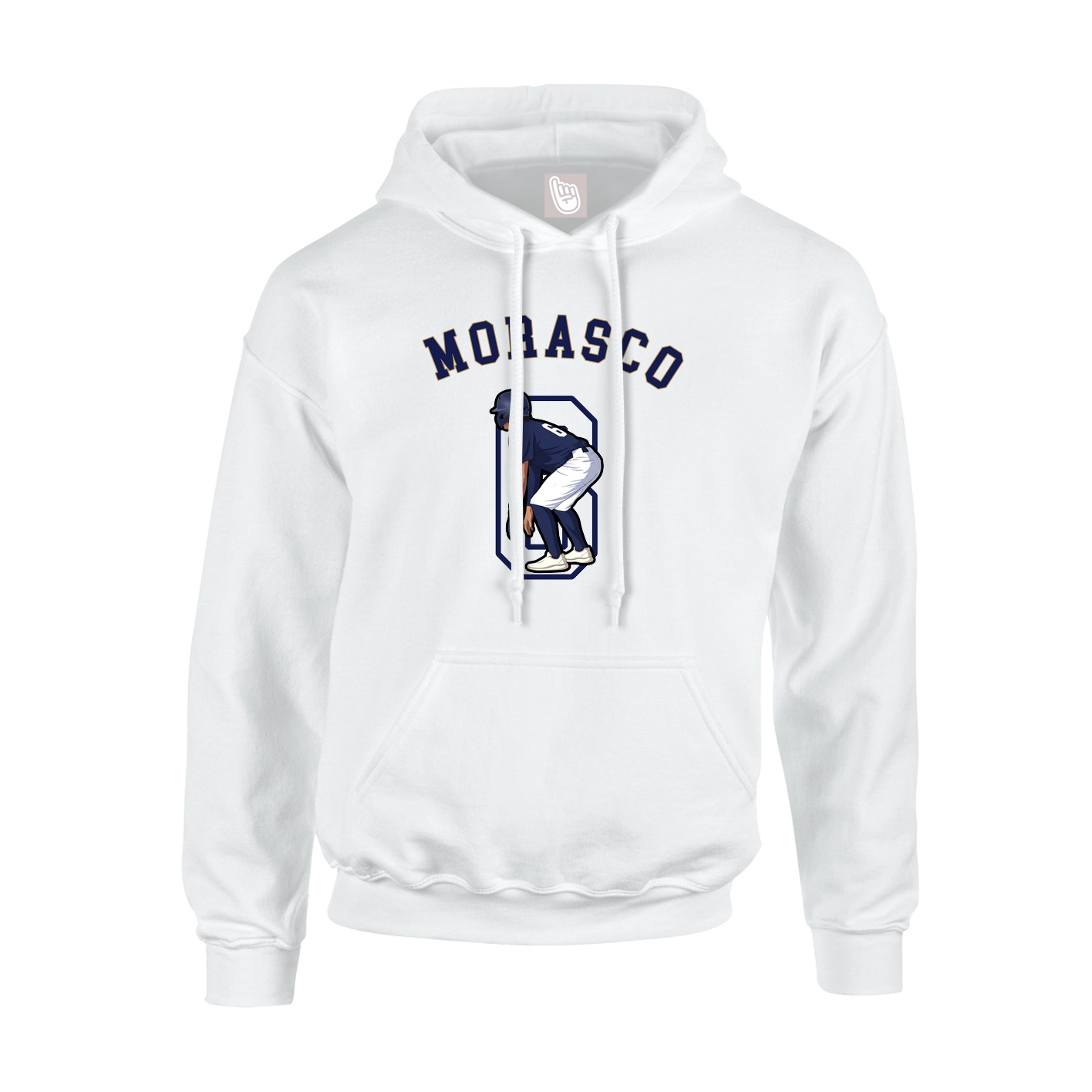 Youth Hoodie — Shirsey Arch in White