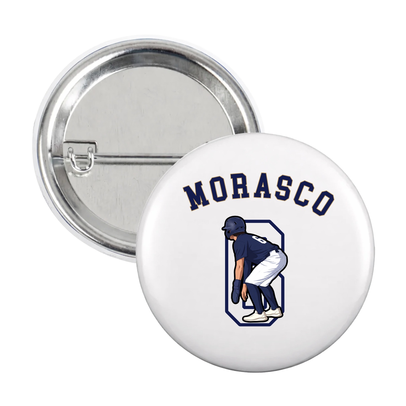 Game Day Button — Shirsey Arch in White