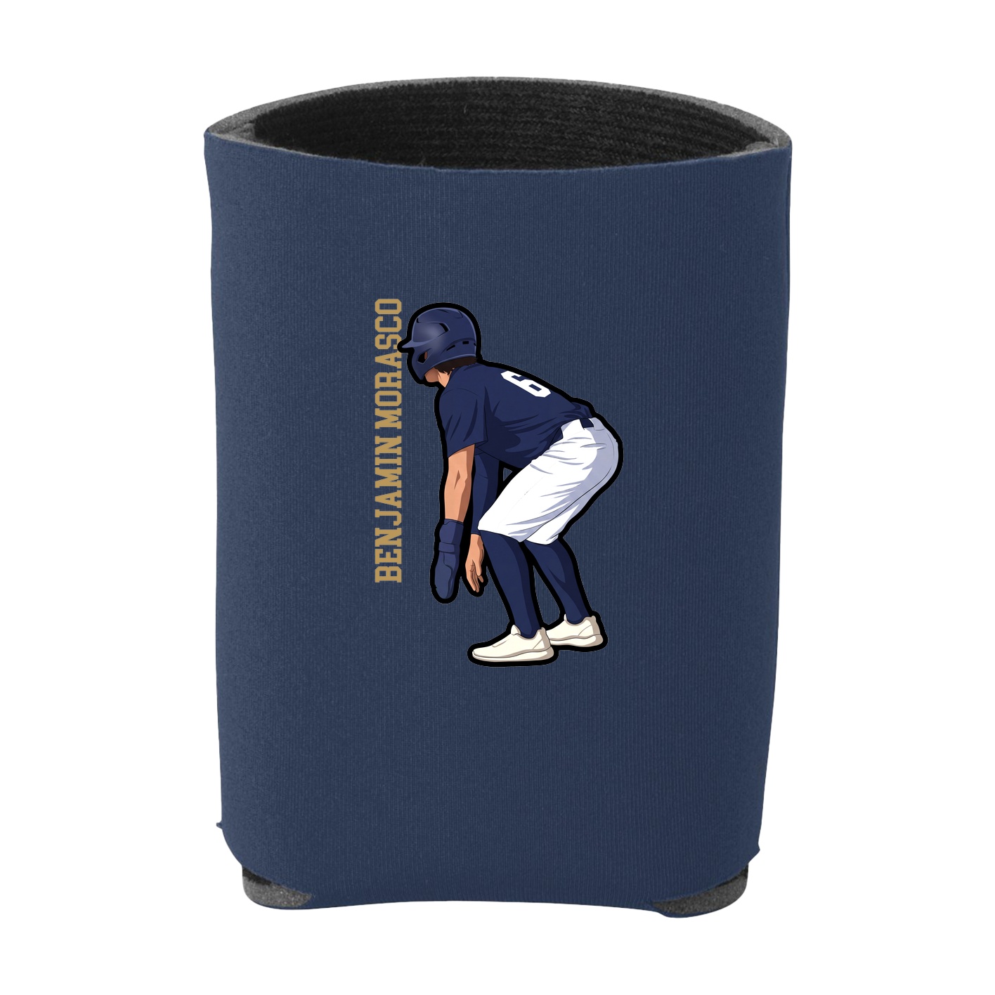 Can Holder — Name Vertical in Navy