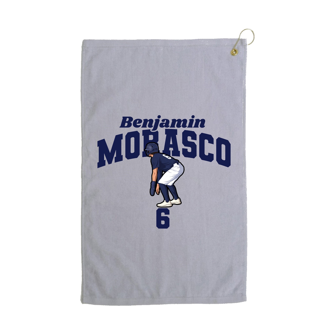 Golf Towel — Signature Arch in Grey