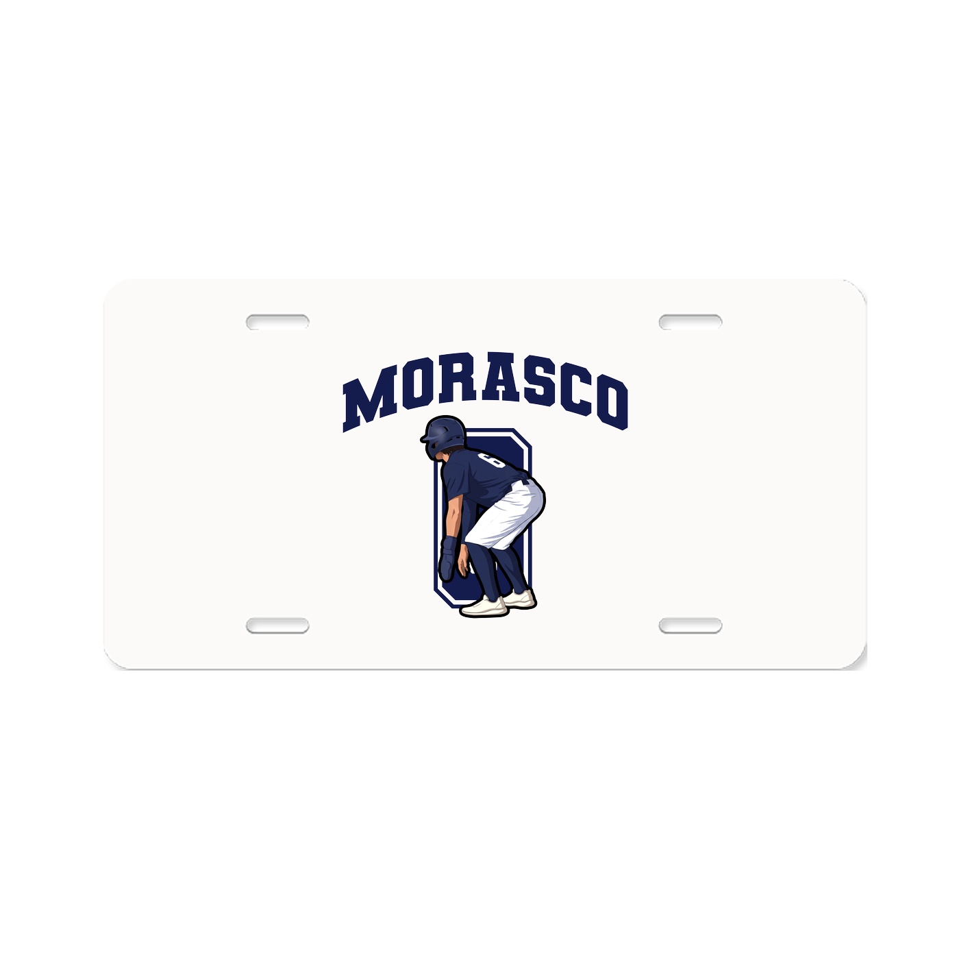 License Plate — Number in Classic