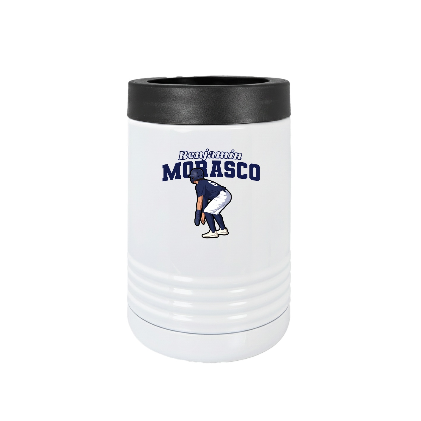 Beverage Holder — Name Arch in White