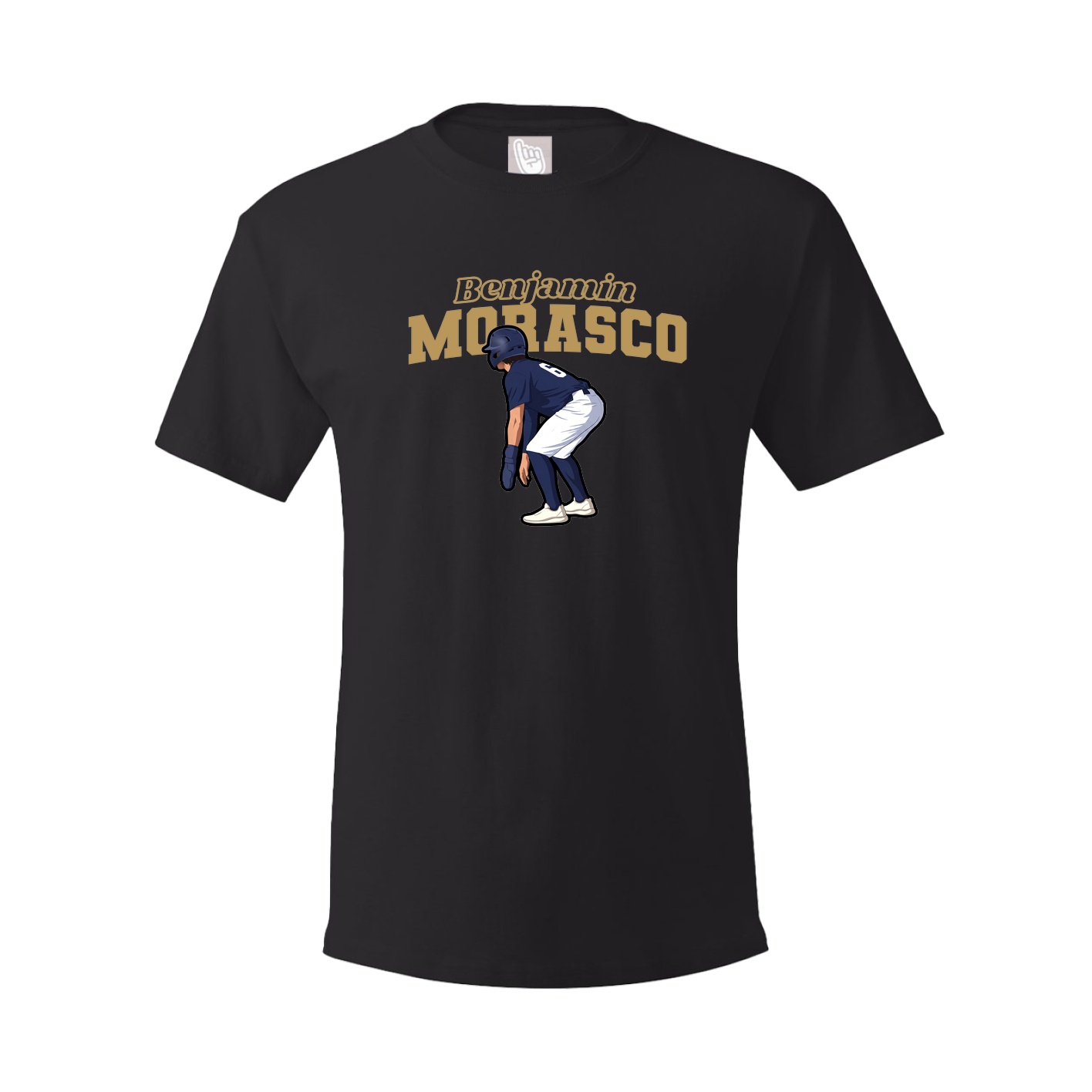 Youth Tee — Name Arch in Black