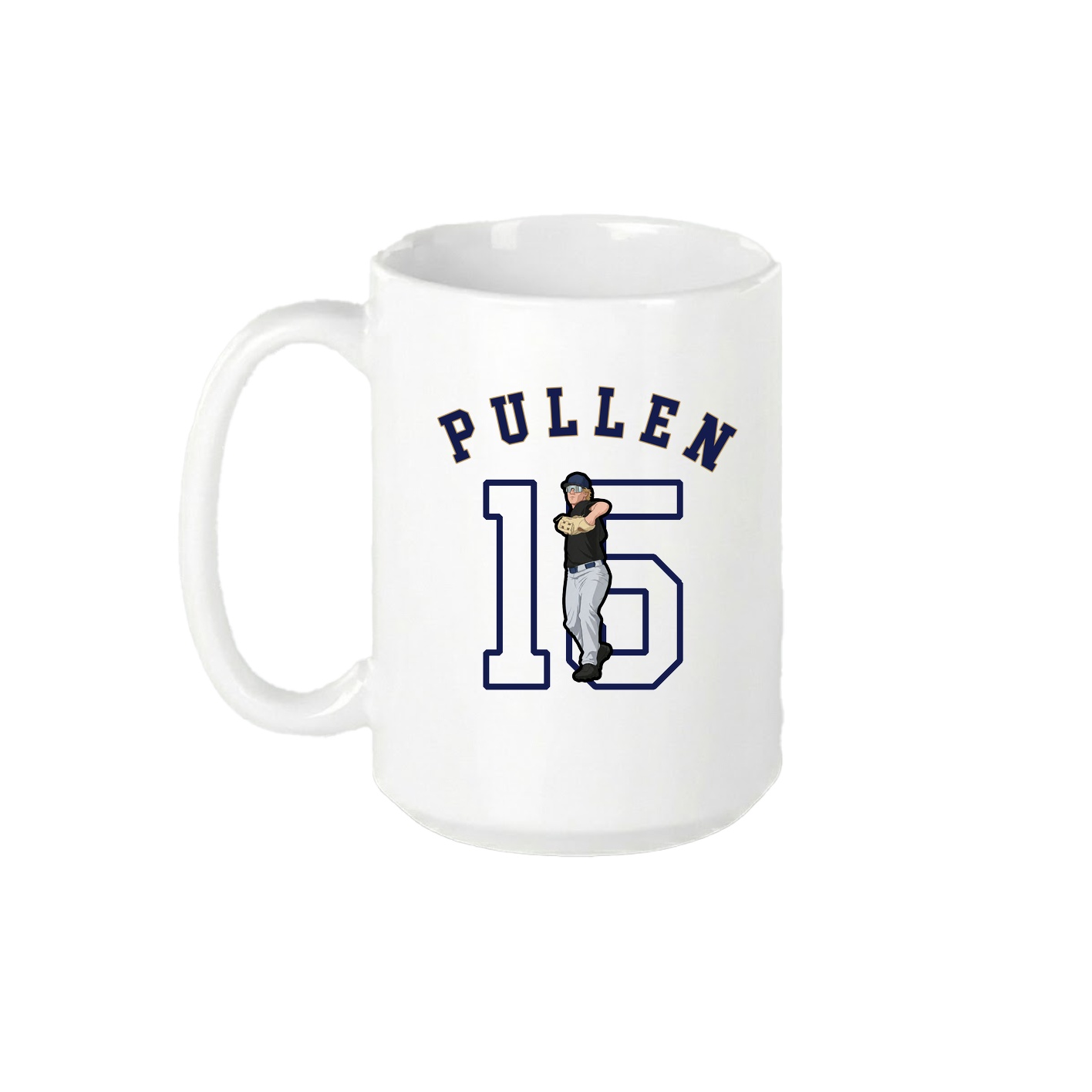 15oz Coffee Mug — Shirsey Arch in White