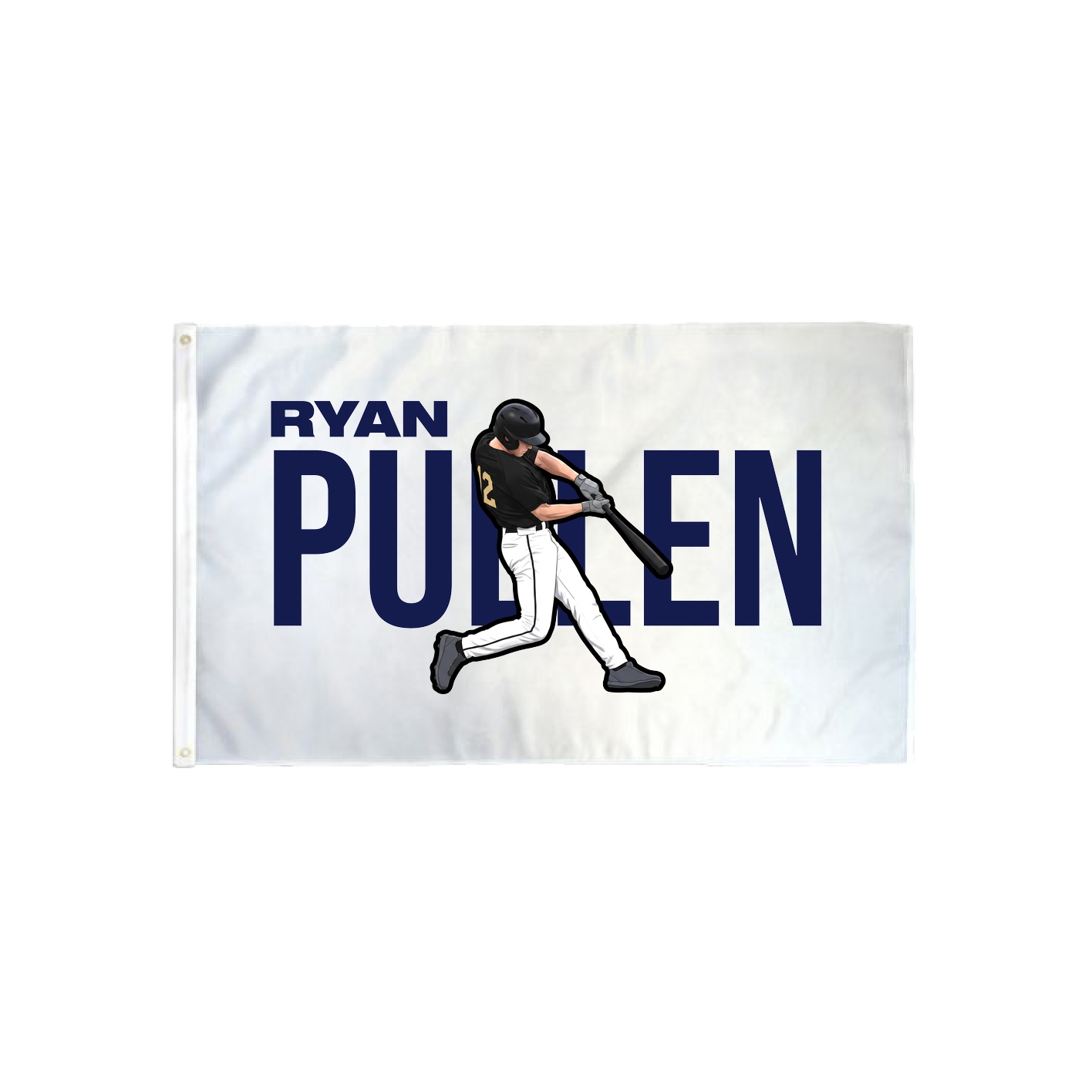 3x5 Flag — Player Name in Classic