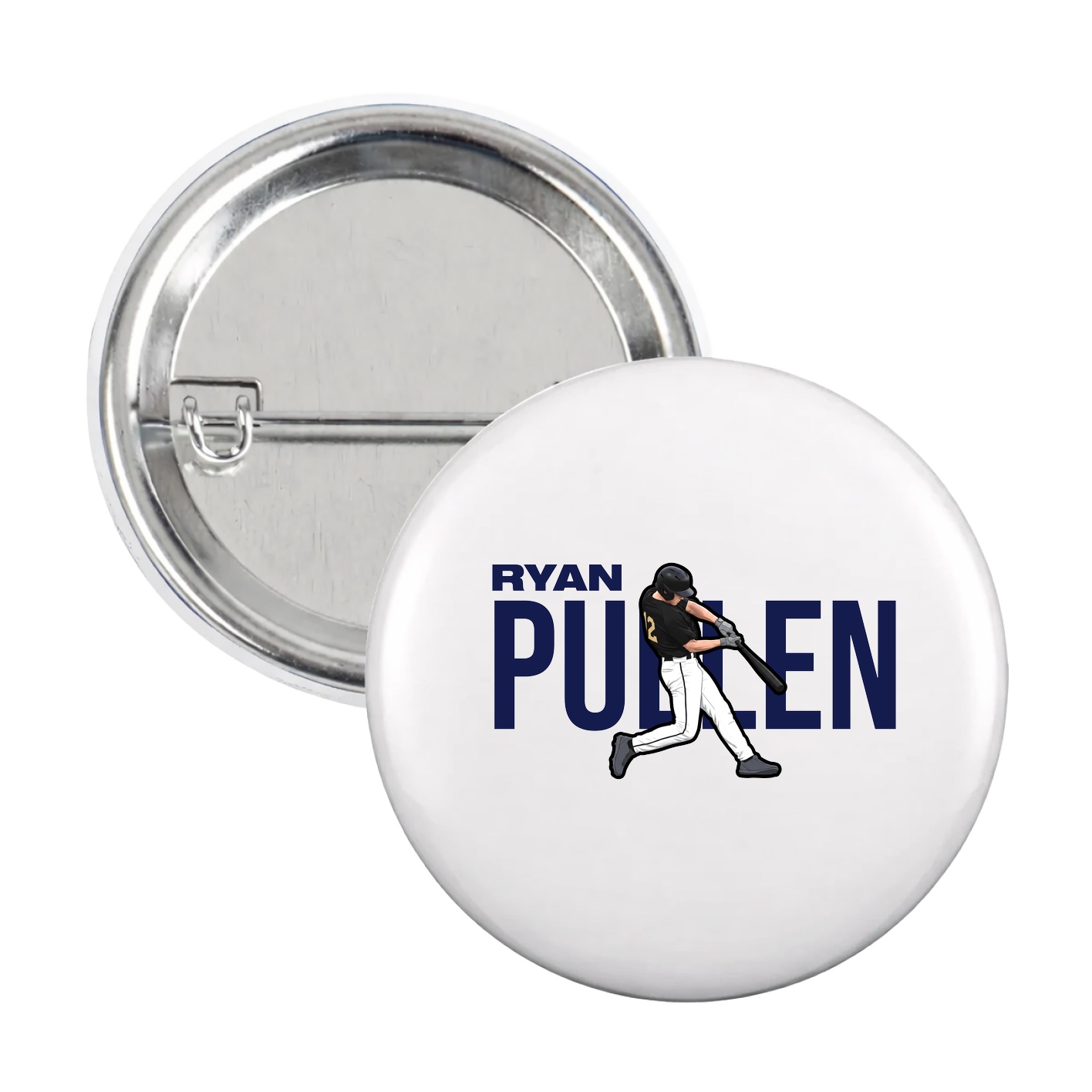 Game Day Button — Player Name in White