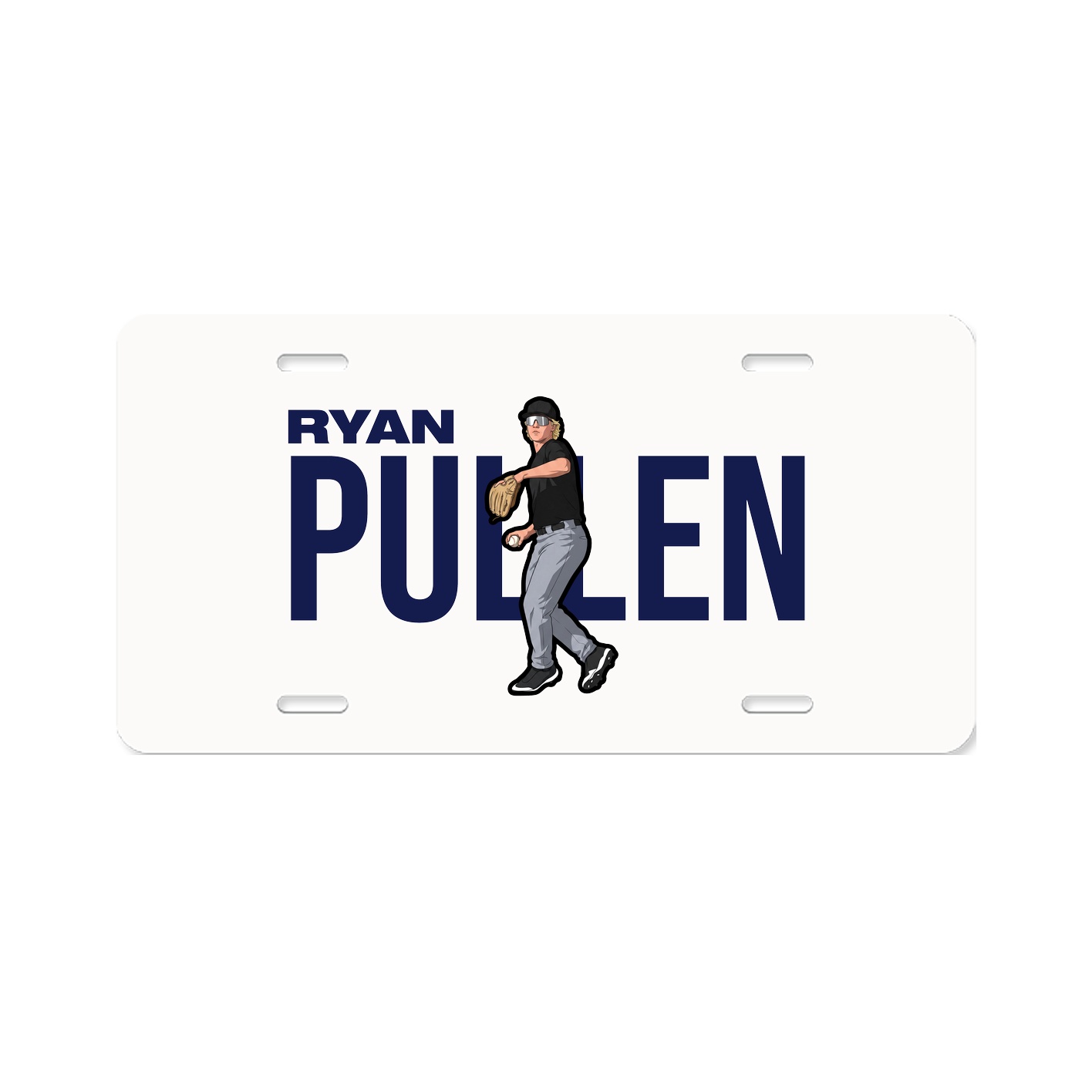 License Plate — Player Name in Classic