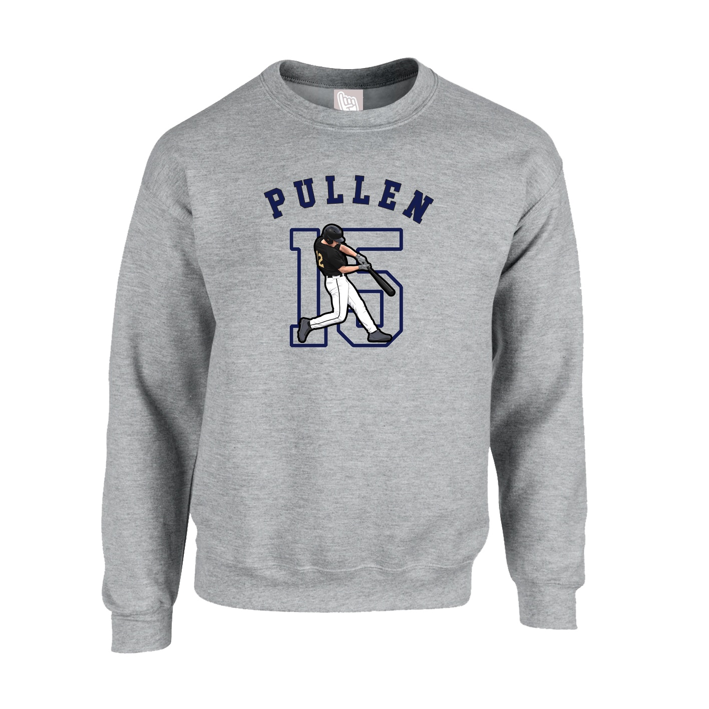 Fleece Crew — Shirsey Arch in Grey