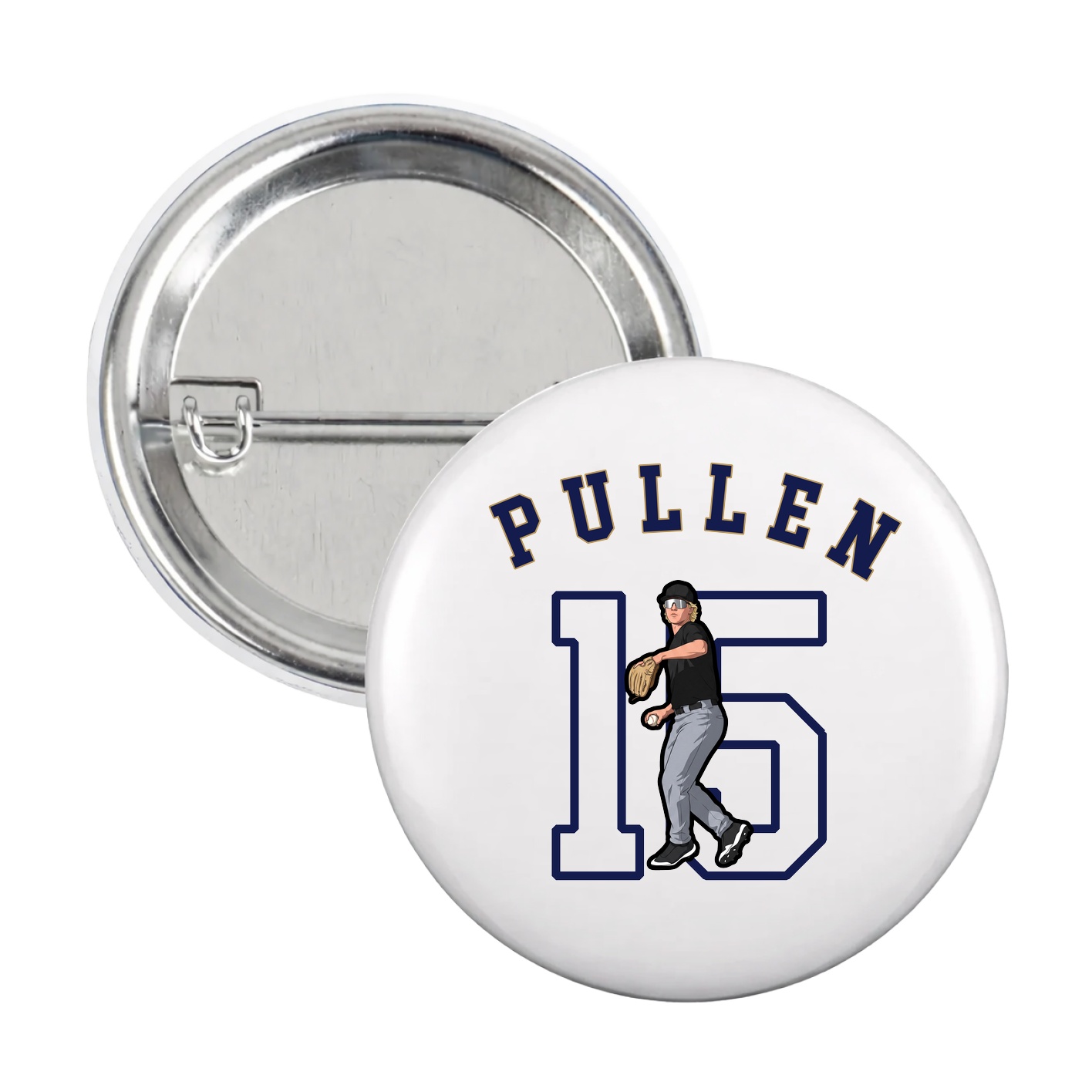 Game Day Button — Shirsey Arch in White