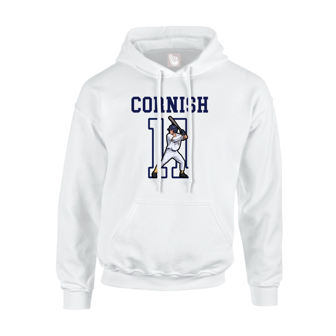 Youth Hoodie — Shirsey in White