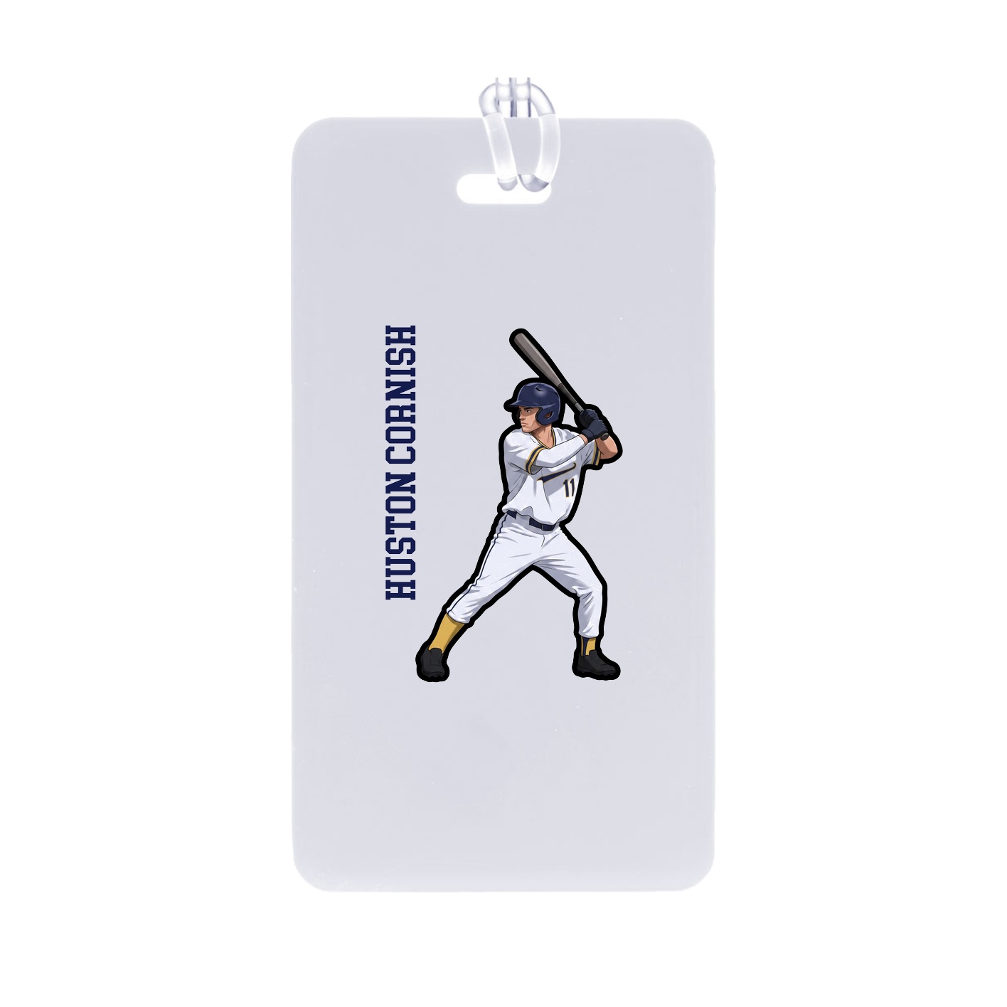 Bag Tag — Name Vertical in Classic