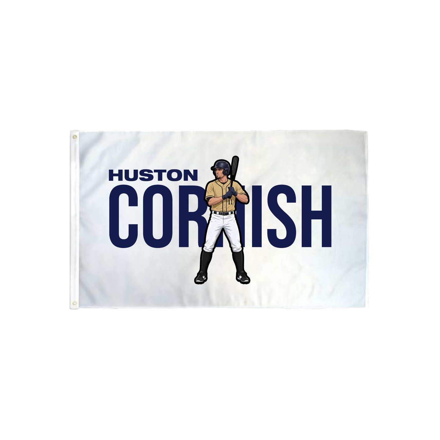 3x5 Flag — Player Name in Classic