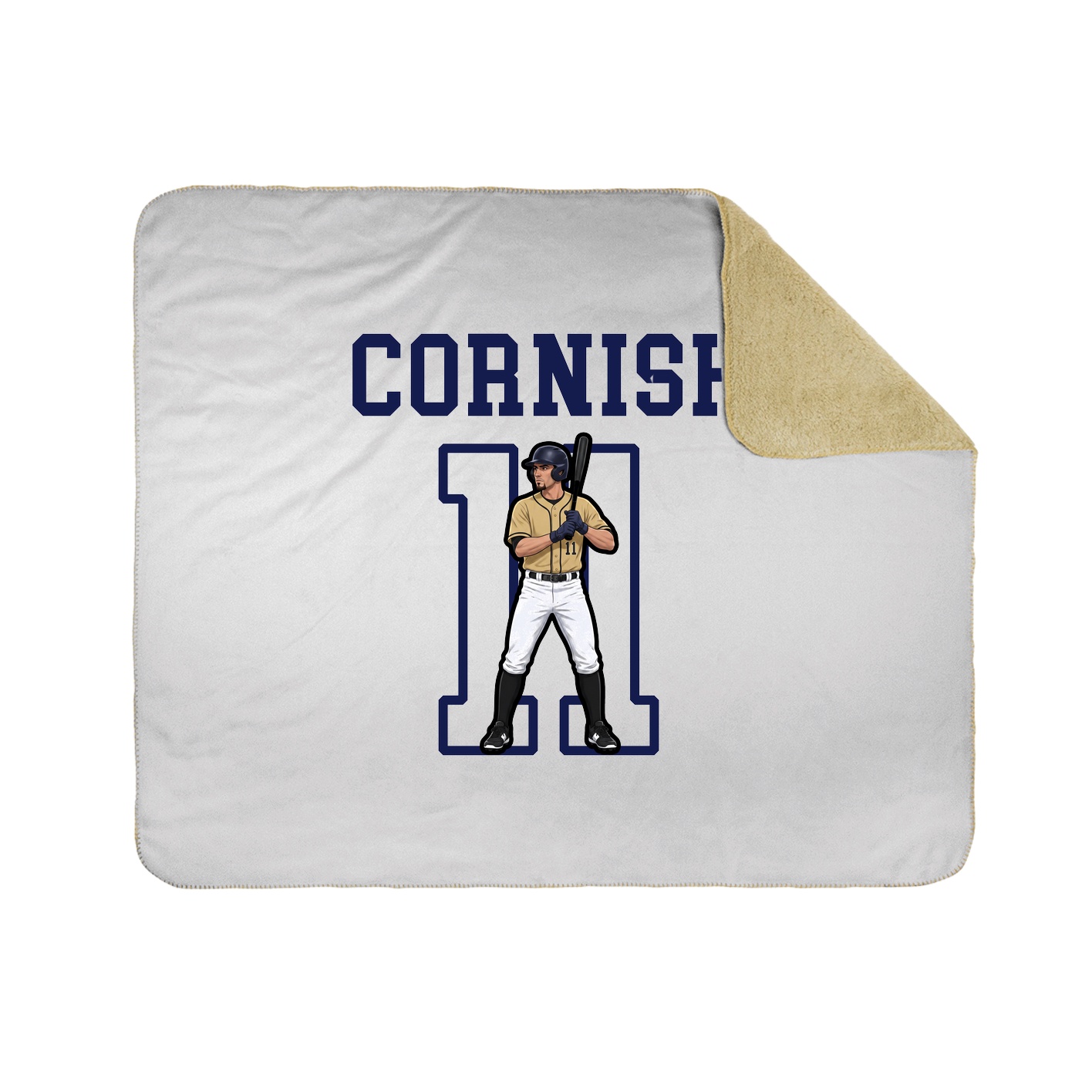 Throw Blanket — Shirsey in White