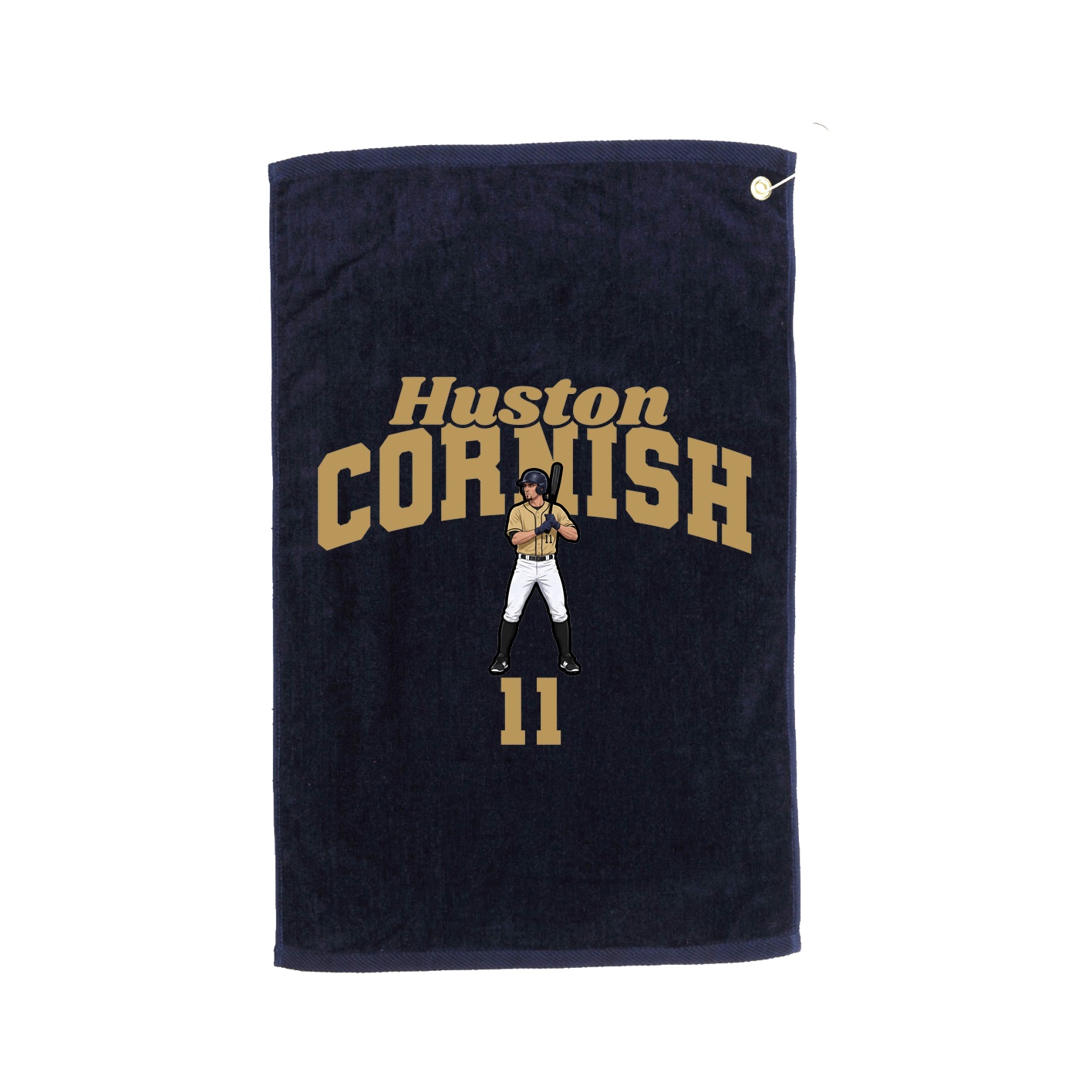 Golf Towel — Signature Arch in Navy