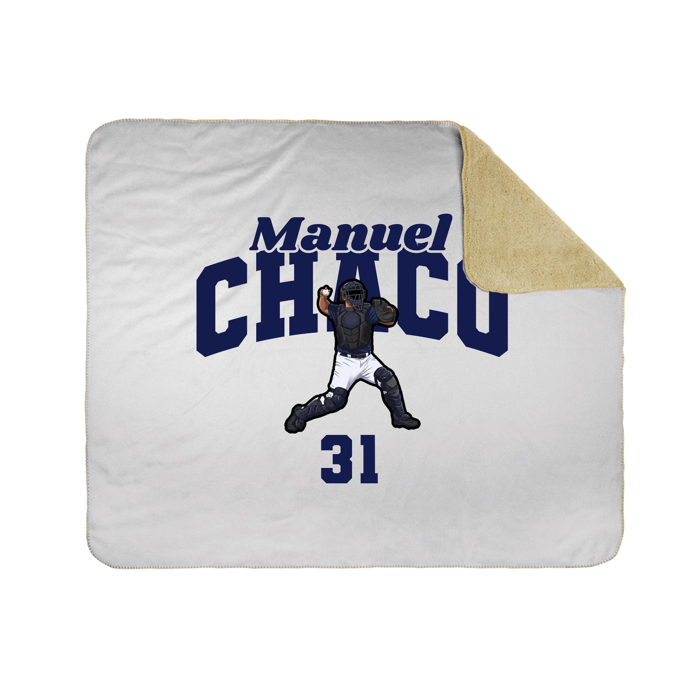 Throw Blanket — Signature Arch in White